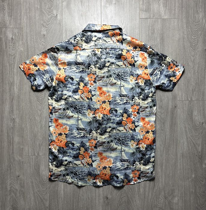 Off white hotsell silk hawaiian shirt