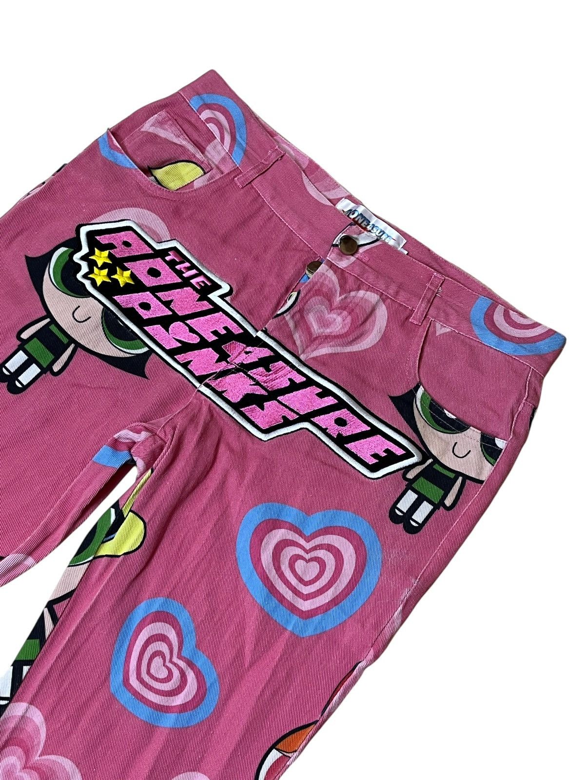 Cartoon Network RARE🔥AONE4SURE THE POWERPUFF GIRLS SLIM FIT JEANS Size US 32 / EU 48 - 3 Thumbnail
