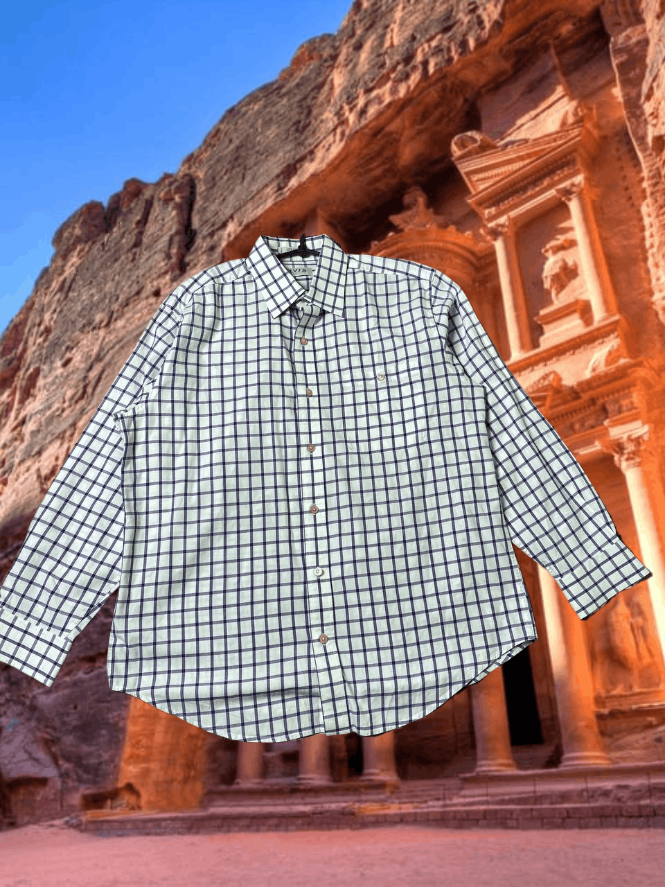 Orvis Y2K print shirt white Orvis Vintage luxury size L Size US L / EU 52-54 / 3 - 1 Thumbnail