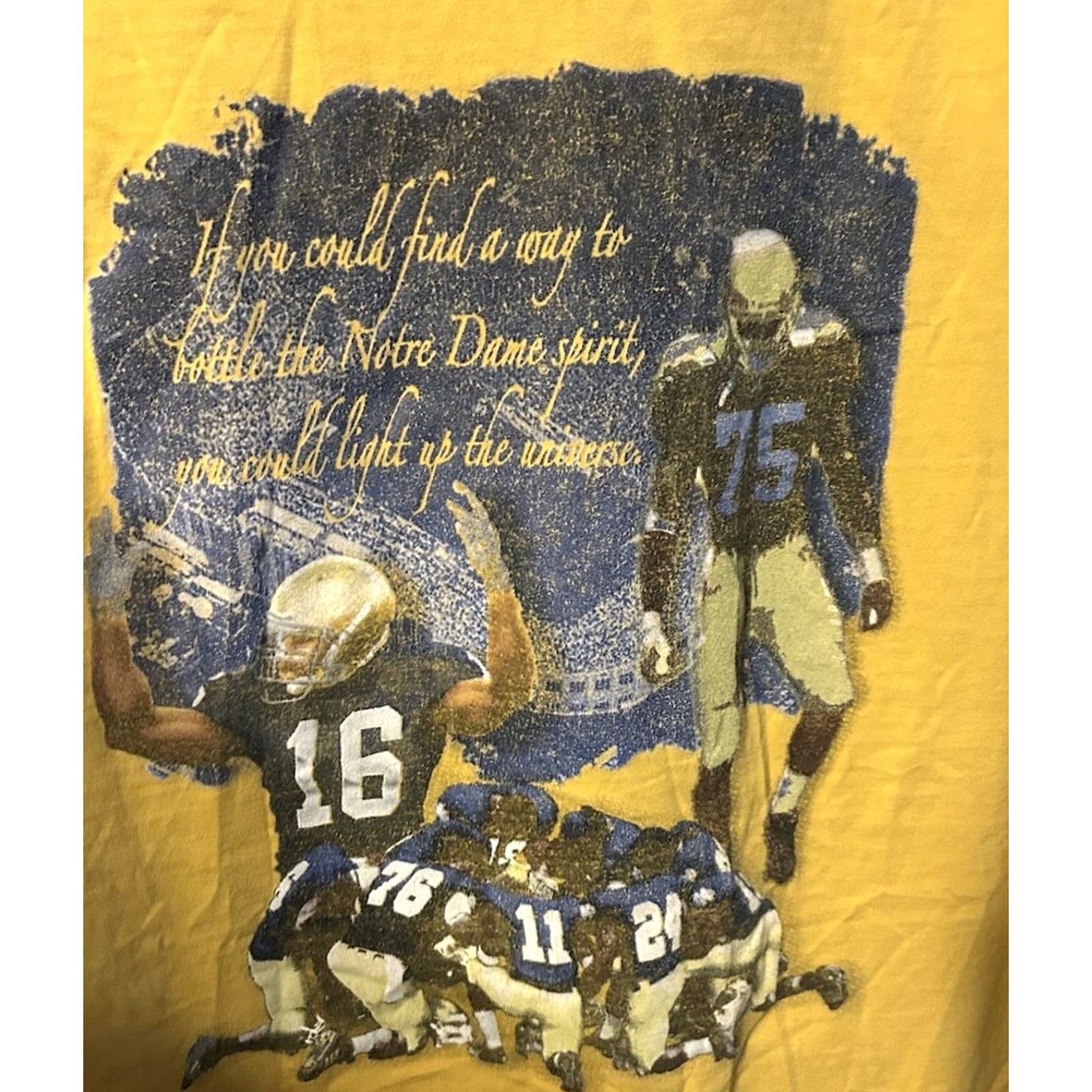 ESPIRIT Nike Shirt Vintage Football 2005 - Men's, 2XL, Yellow - Vintage Shirt Size US XXL / EU 58 / 5 - 6 Thumbnail