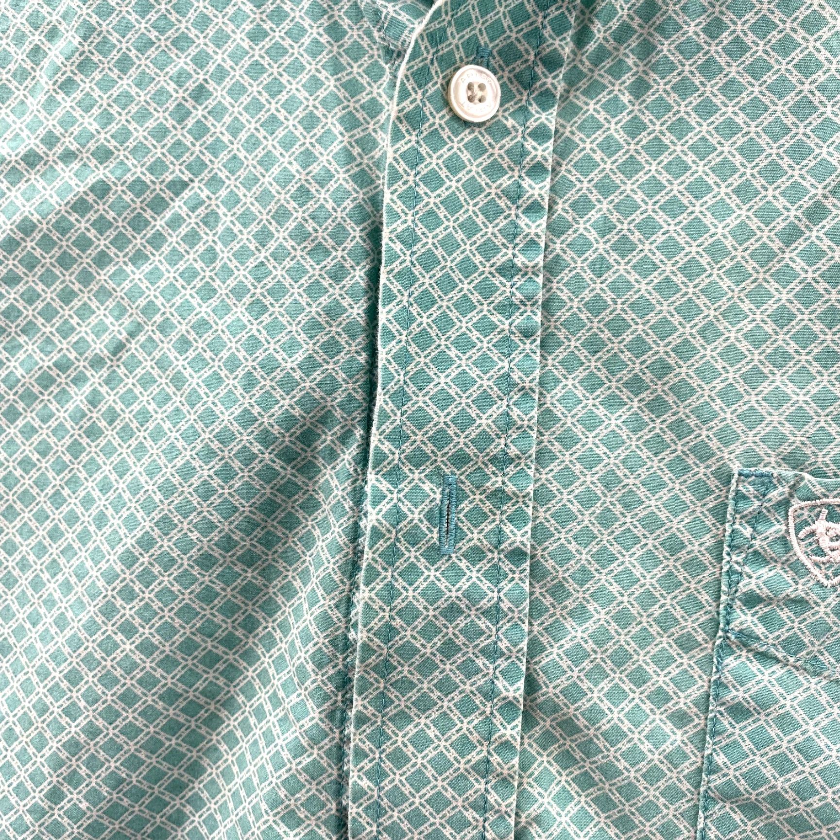 Ariat Ariat Shirt Men's XL Blue Pearl Snap Western Core Cowboy Y2k Rodeo Workwear Shirt Size US XL / EU 56 / 4 - 7 Thumbnail