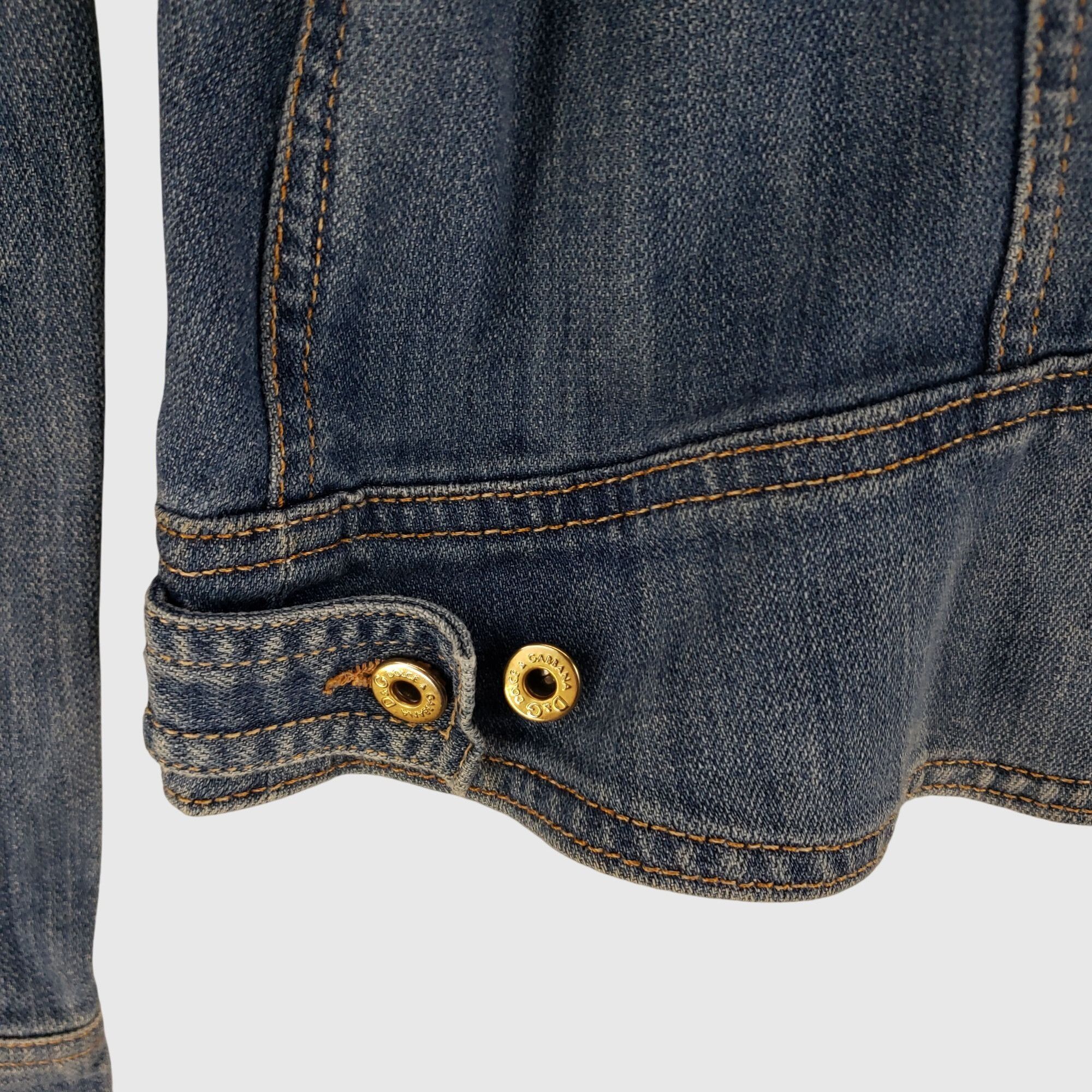 Dolce & Gabbana Vintage It D&G Dolce & Gabbana Women’s Denim Jacket 46/US10 Size L / US 10 / IT 46 - 4 Thumbnail