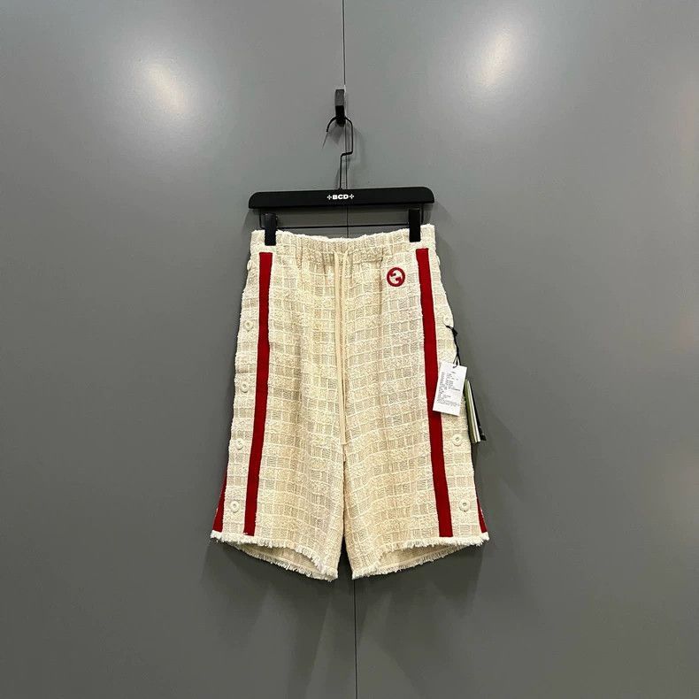 Gucci GUCCI Striped Color Block Print Shorts-2506 Size US 34 / EU 50 - 1 Thumbnail
