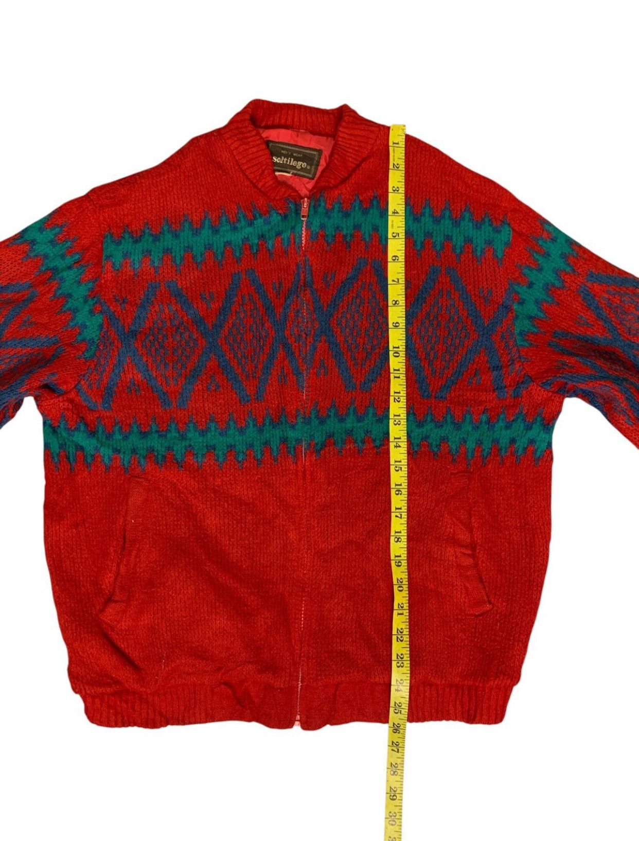 Other Rare Design Vintage Soltilege Knitwear Jackets Size US L / EU 52-54 / 3 - 8 Thumbnail