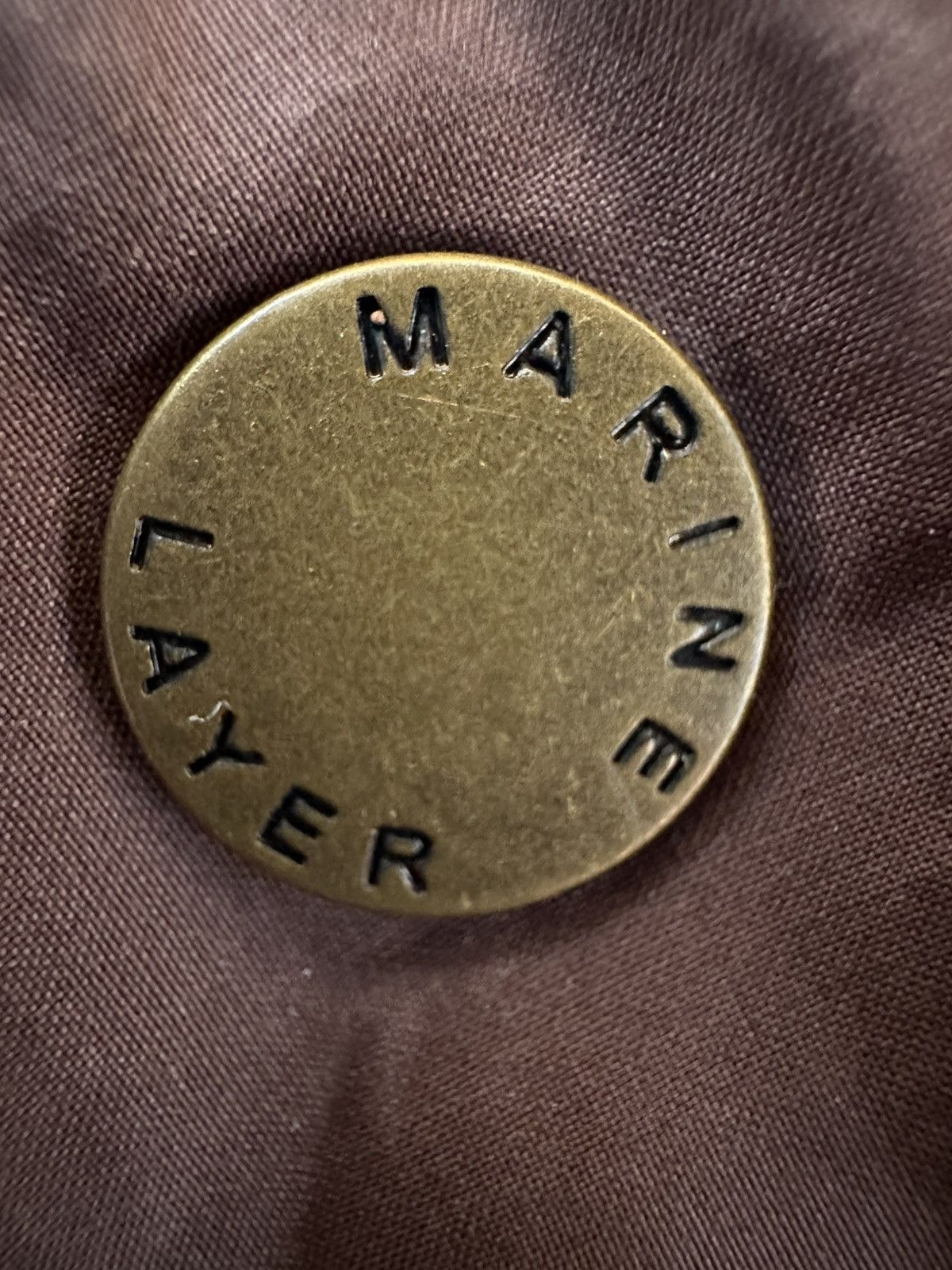 Marine Layer Corduroy Panel Puffer Vest Retro Brown Mens Size US M / EU 48-50 / 2 - 3 Thumbnail