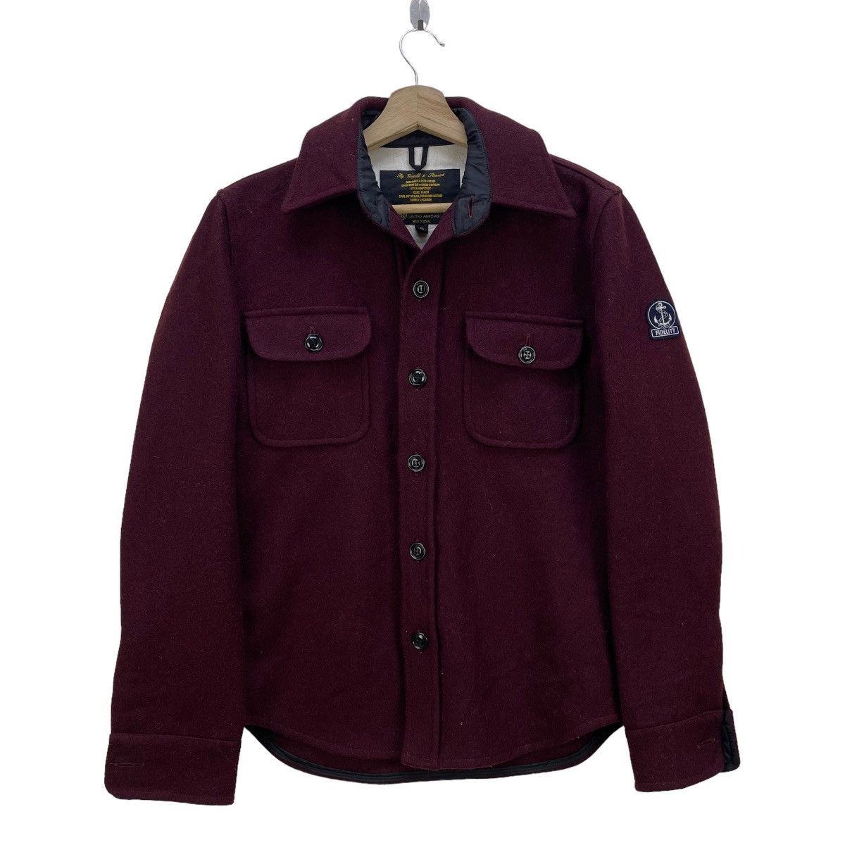 image of Fidelity X United Arrow By Gerald And Stewart in Maroon, Men's (Size Small)