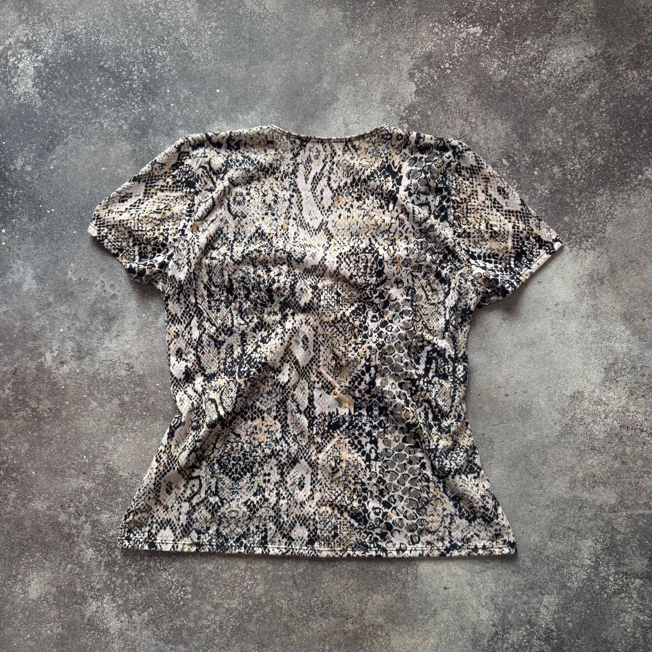 Hysteric Glamour Snake Skin Print Vintage Y2K Super Sexy Blouse Size L / US 10 / IT 46 - 7 Thumbnail