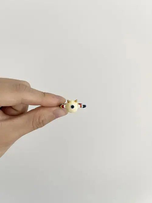 Vintage Vintage Baby Evil Giant Eye Ring Size ONE SIZE - 1 Thumbnail
