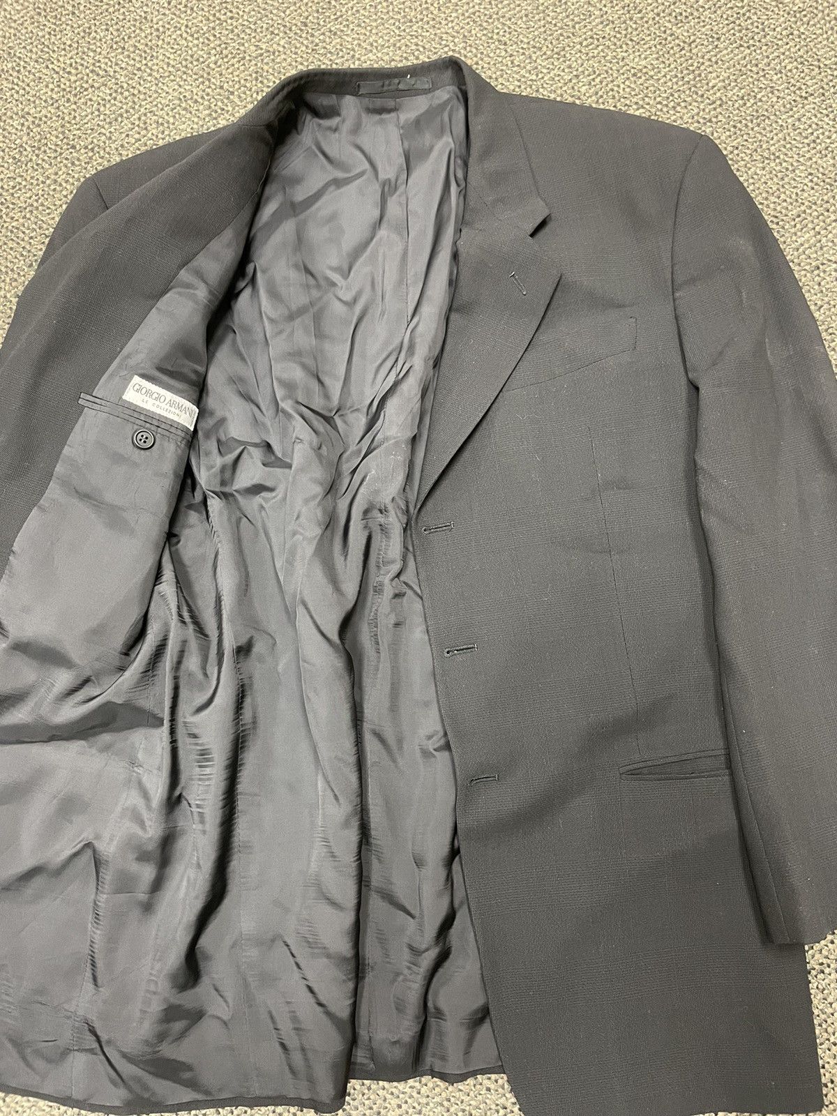 Armani Collezioni × Vintage Prince of Wales Check Jacket Size 42R - 6 Thumbnail