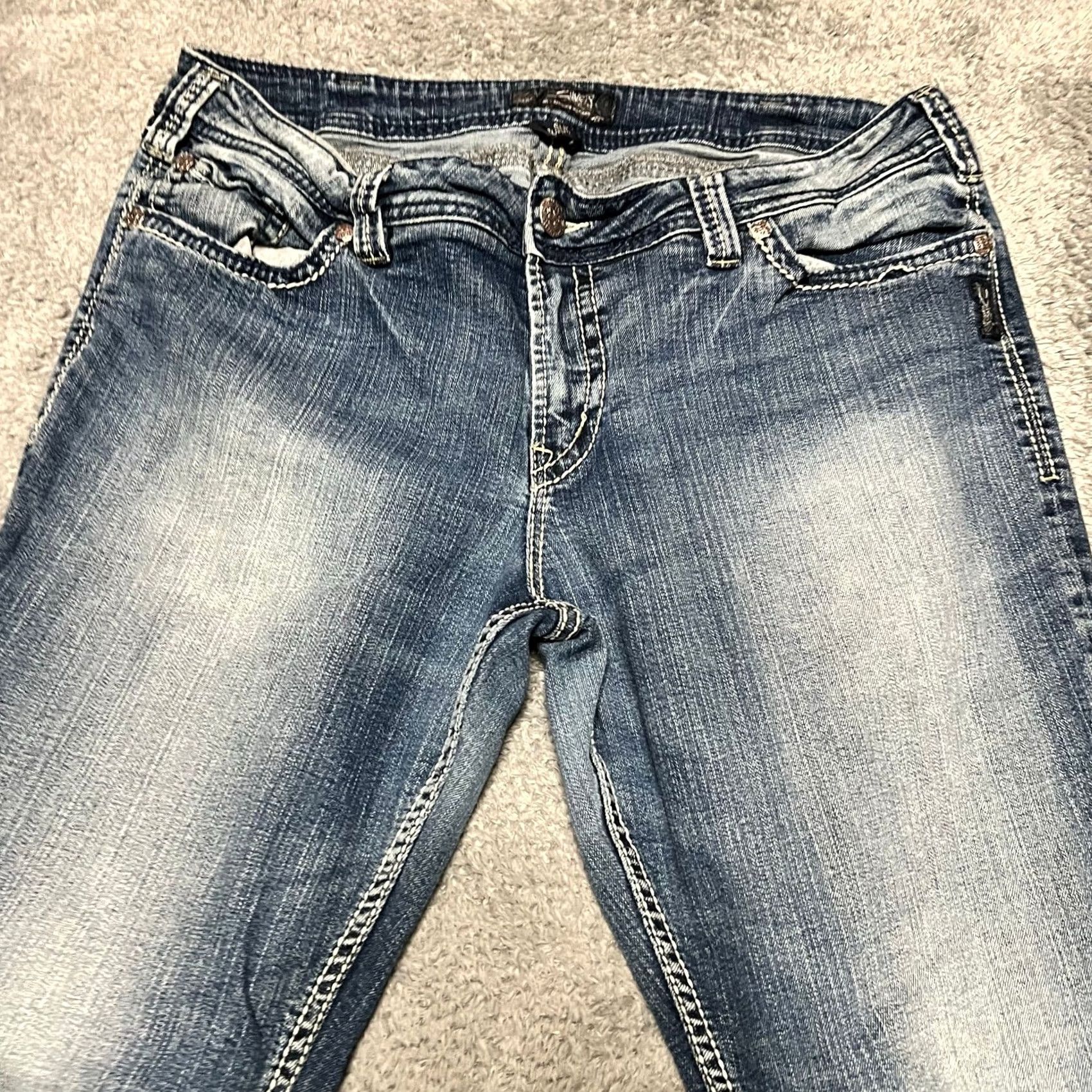 Silver Jeans Co. VINTAGE? No. (But: The item is not vintage per given data.) Size 40" / US 18 - 4 Thumbnail
