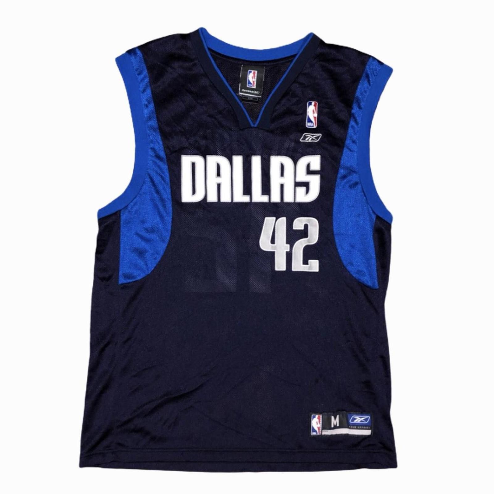 Reebok Vtg NBA Dallas Mavericks #42 Stackhouse Reebok jersey Size US M / EU 48-50 / 2 - 1 Thumbnail