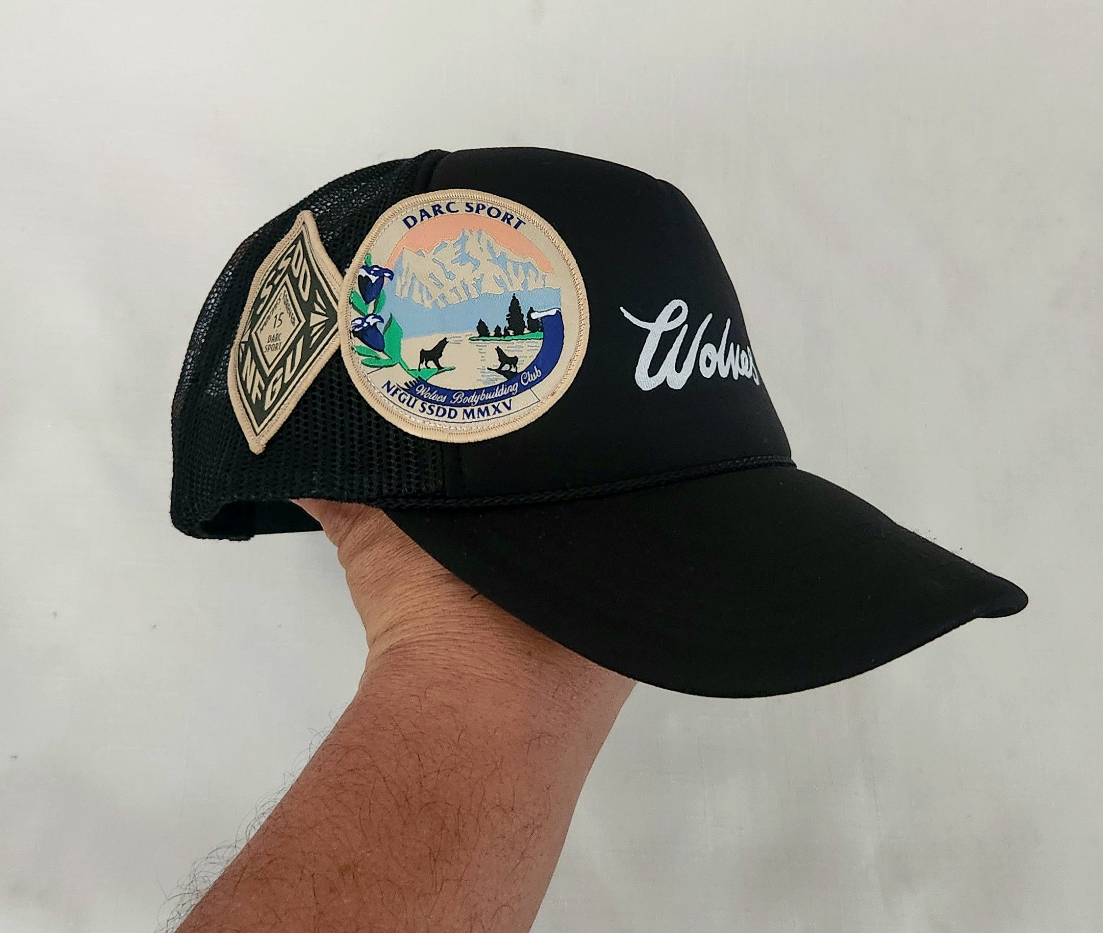 Darc Sport DARC SPORT WOLVES TRUCKER HAT TALE OF TWO WOLVES TRUCKER HAT Size ONE SIZE - 2 Thumbnail