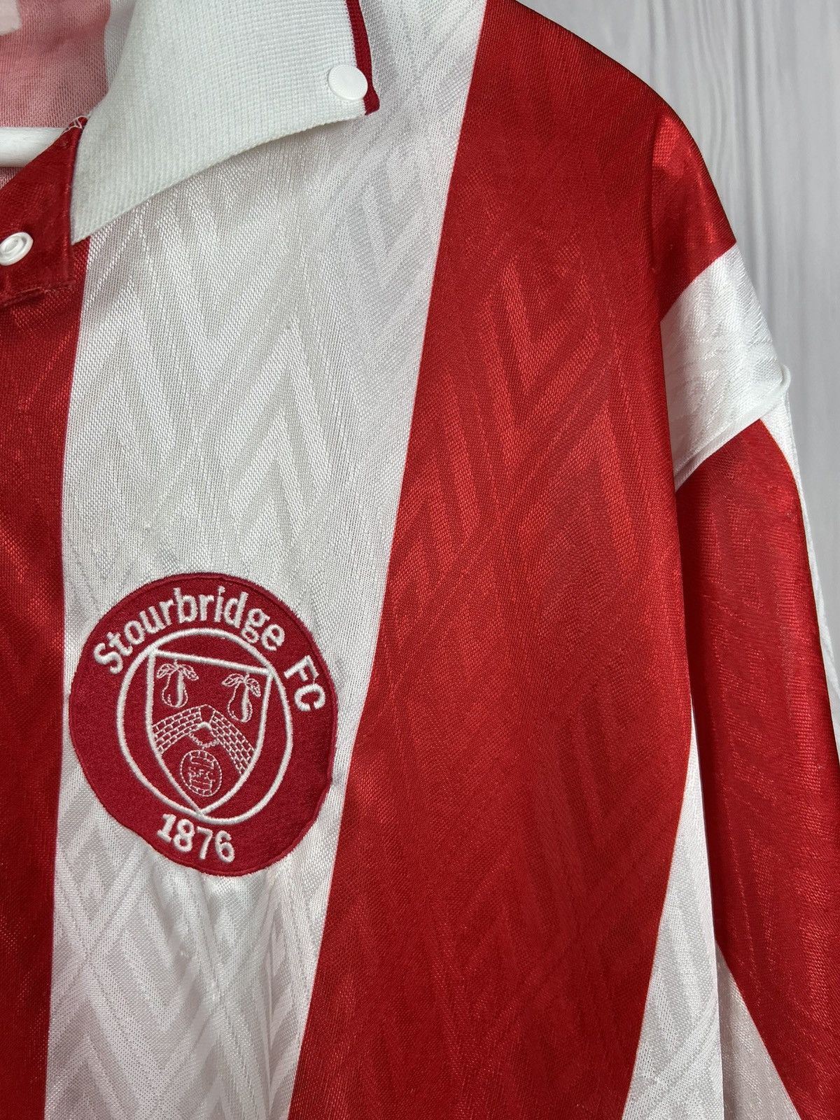 Other Rare Vintage 90’s FC Stourbridge Bukta Soccer Jersey 42/44 Size US L / EU 52-54 / 3 - 9 Thumbnail