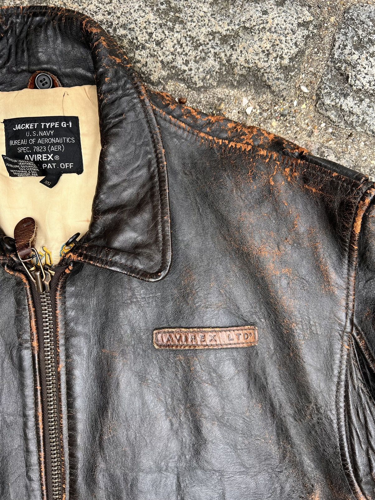 Avirex Vintage Avirex Ltd G-1 Flight Jacket (circa 1980–1990s) Size US L / EU 52-54 / 3 - 7 Thumbnail