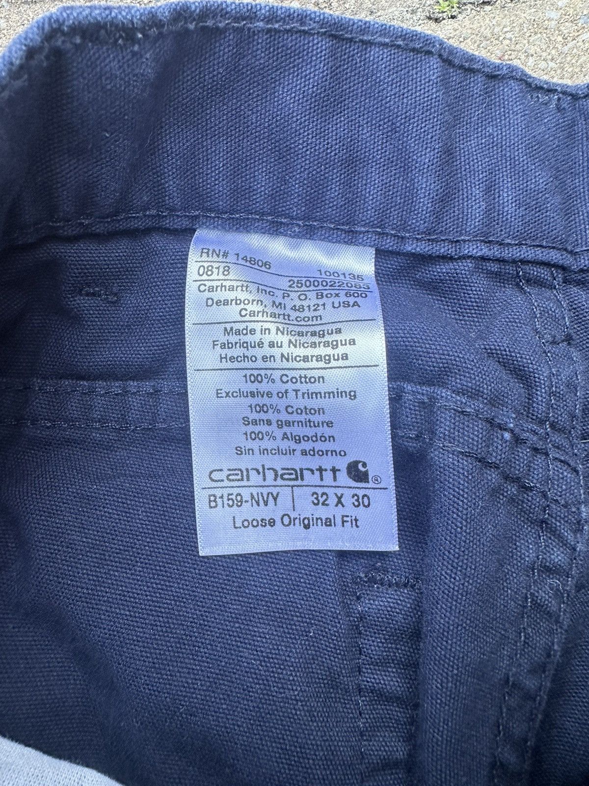 Carhartt Navy Carhartt carpenter pants Size US 32 / EU 48 - 6 Thumbnail