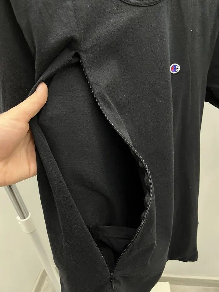 Beams Japan × Champion Beams Plus x Champion Vertical Zip Pocket T-shirt Tee Size US M / EU 48-50 / 2 - 2 Thumbnail
