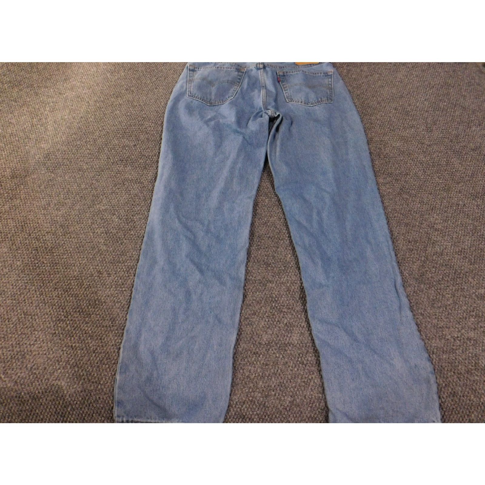 Levi's Levi's 550 Jeans Mens 36x36 Blue Relaxed Fit Tapered Leg Denim Pants 100% Cotton Size US 36 / EU 52 - 7 Thumbnail