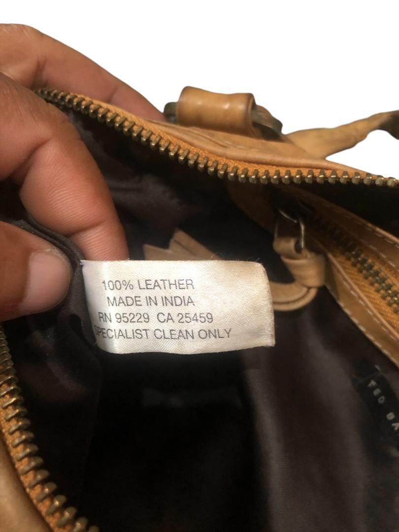 Ted Baker × Vintage Vintage Ted Baker Leather Hand Bag Size ONE SIZE - 12 Thumbnail