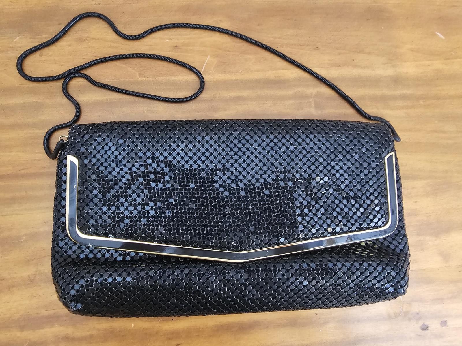 Other Sequin Clutch Bag Black Womens Vintage Size ONE SIZE - 1 Thumbnail