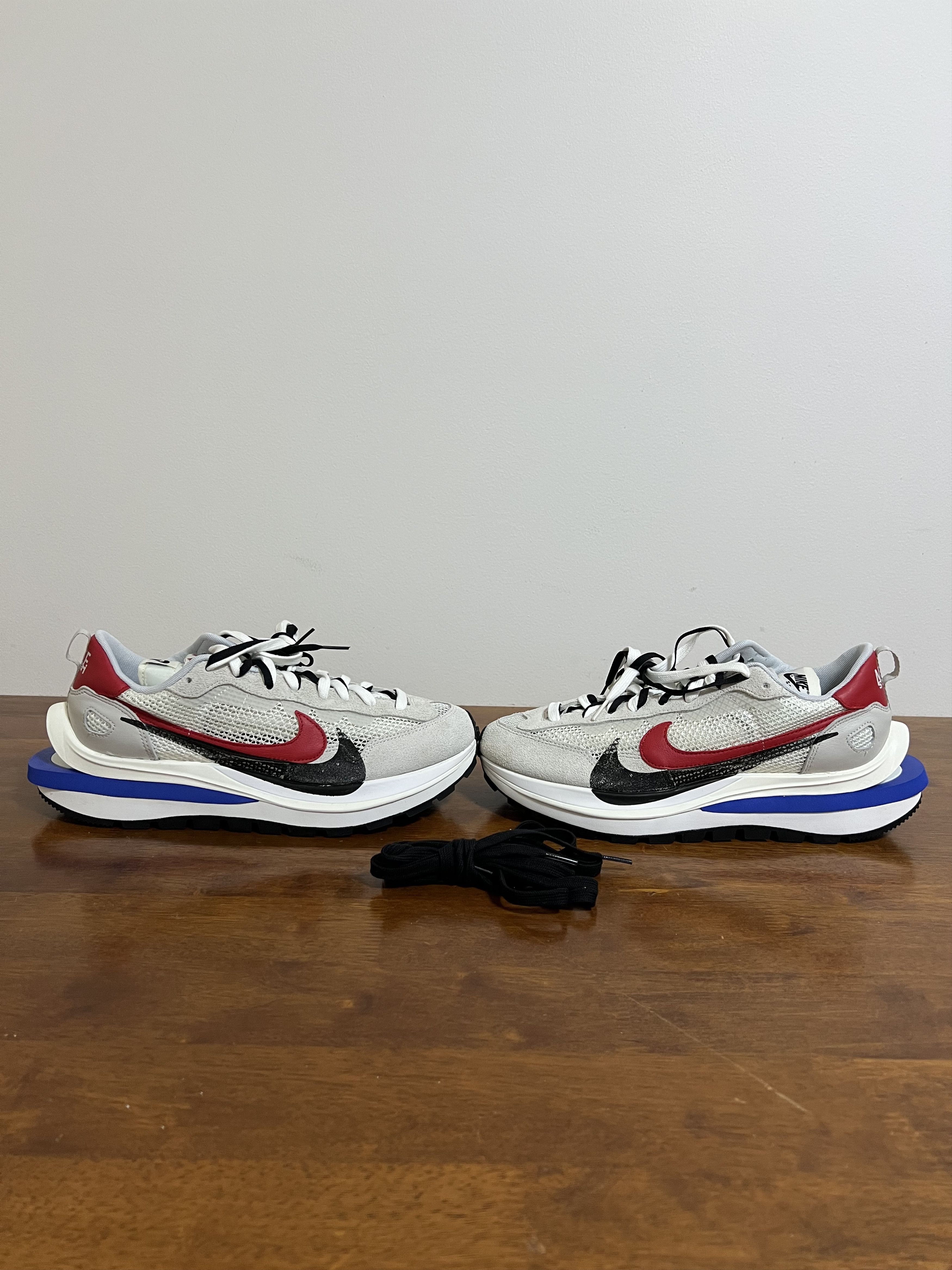 Nike × Sacai 💚 2020 Sacai x Nike Vaporwaffle Sail/Sport Fuchsia NEW Size US 11 / EU 44 - 2 Thumbnail