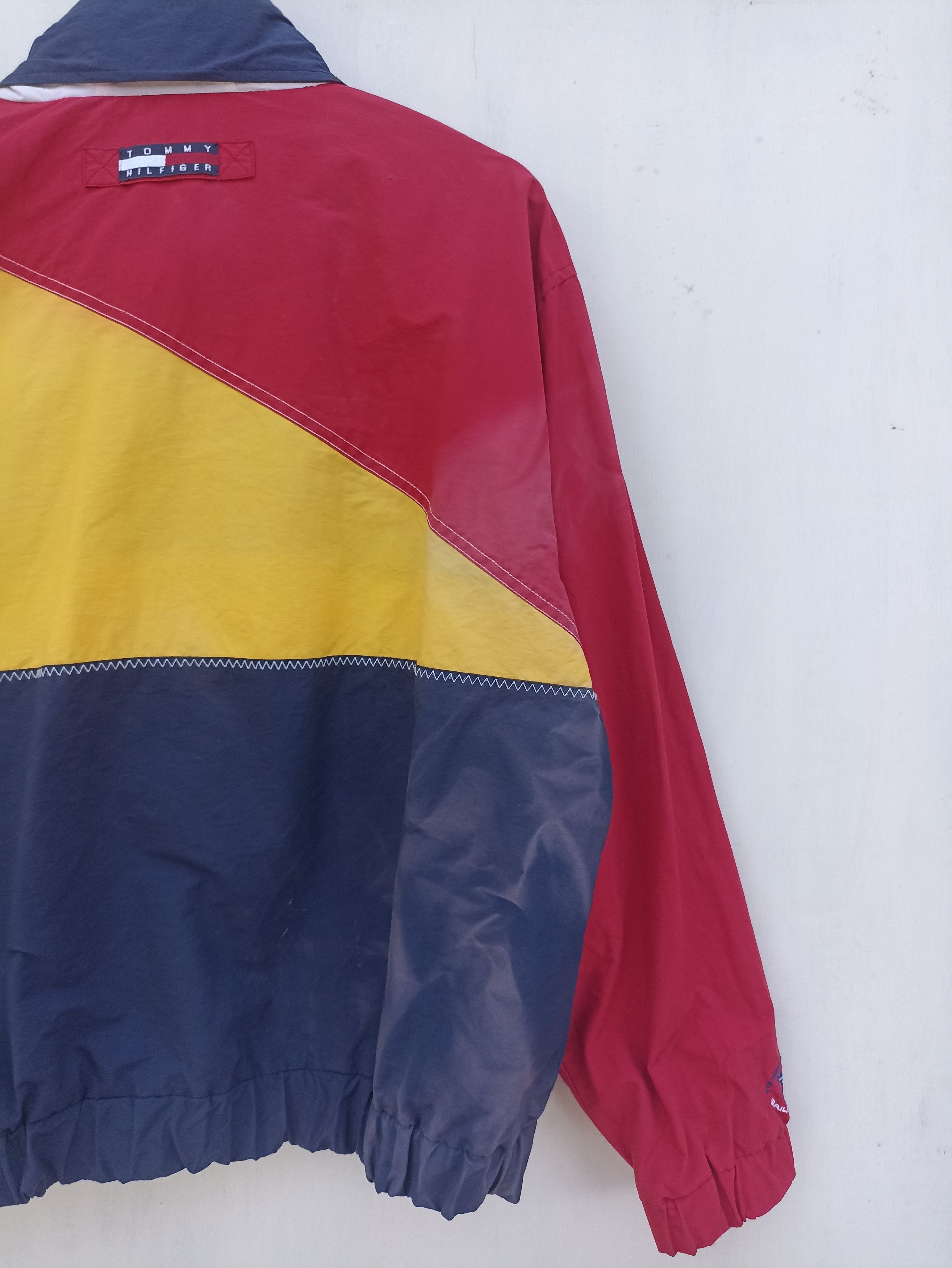 Tommy Hilfiger Vintage Vtg 90s Vtg Tommy Hilfiger jacket sailing gear multicolor Grailed