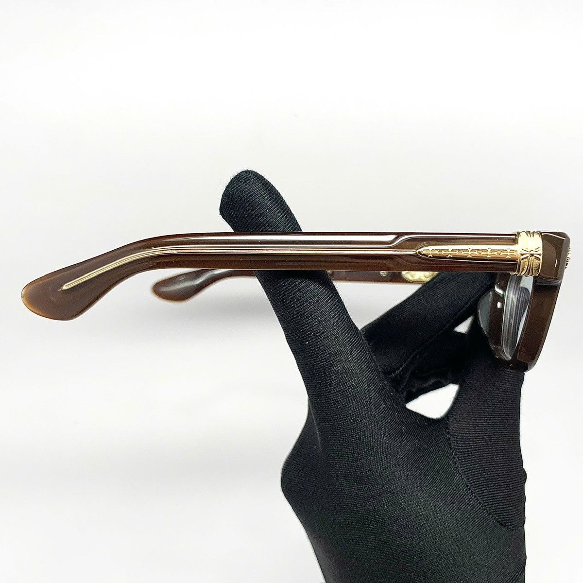 Chrome Hearts Chrome Hearts Glasses Pen15 Brown/Gold Size ONE SIZE - 5 Thumbnail