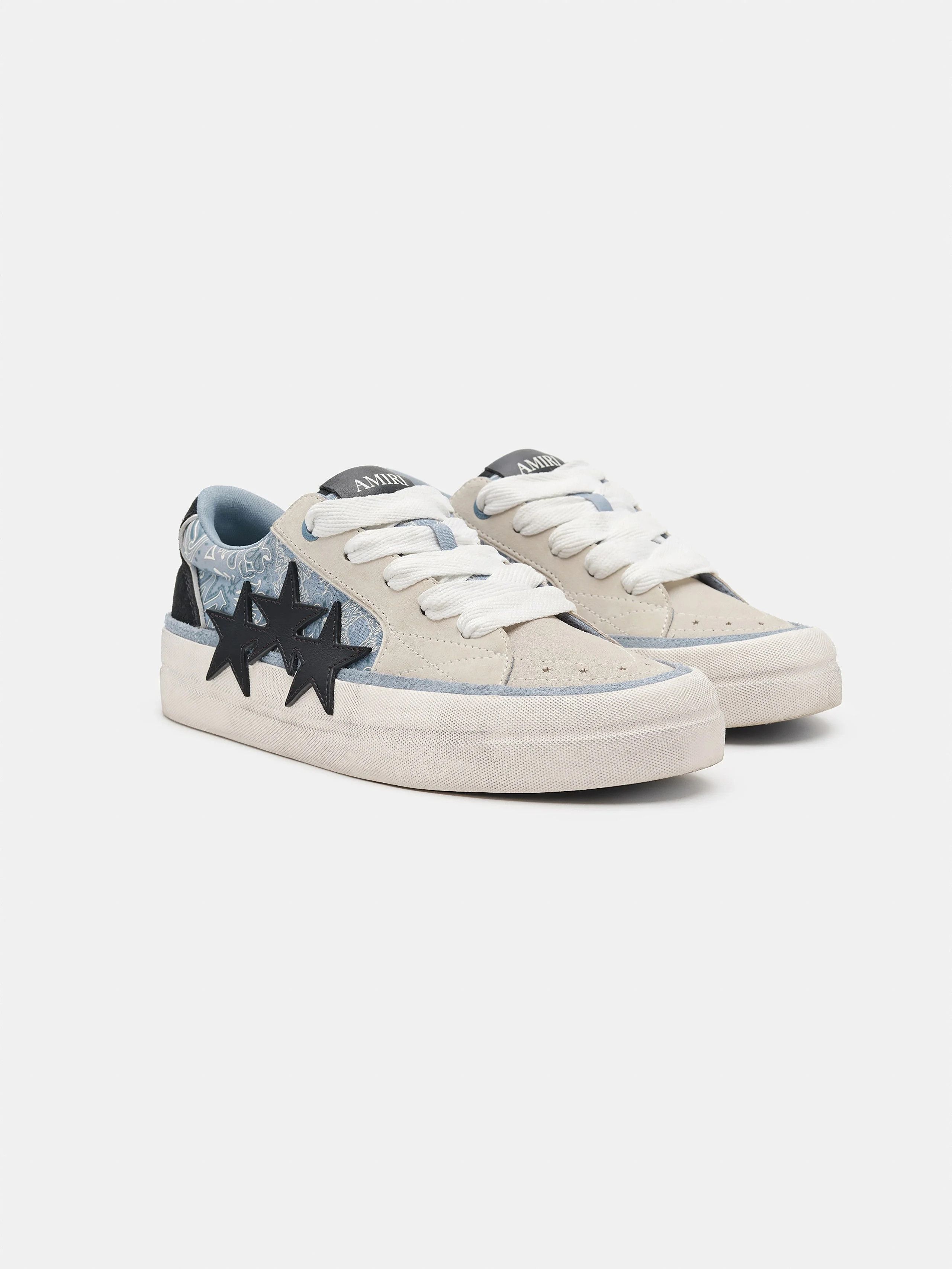 Amiri os11x1225 Bandana Sunset Skate Low-Top Sneakers Multicolor Size US 10.5 / EU 43-44 - 2 Thumbnail