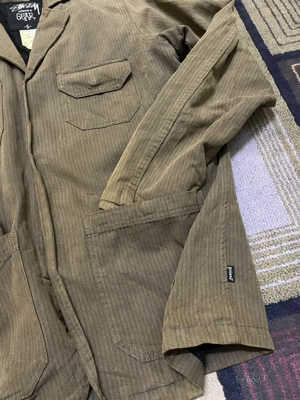 Stussy VINTAGE STUSSY JAPAN HERRINGBONE 4 POCKET JACKET Size US S / EU 44-46 / 1 - 5 Thumbnail