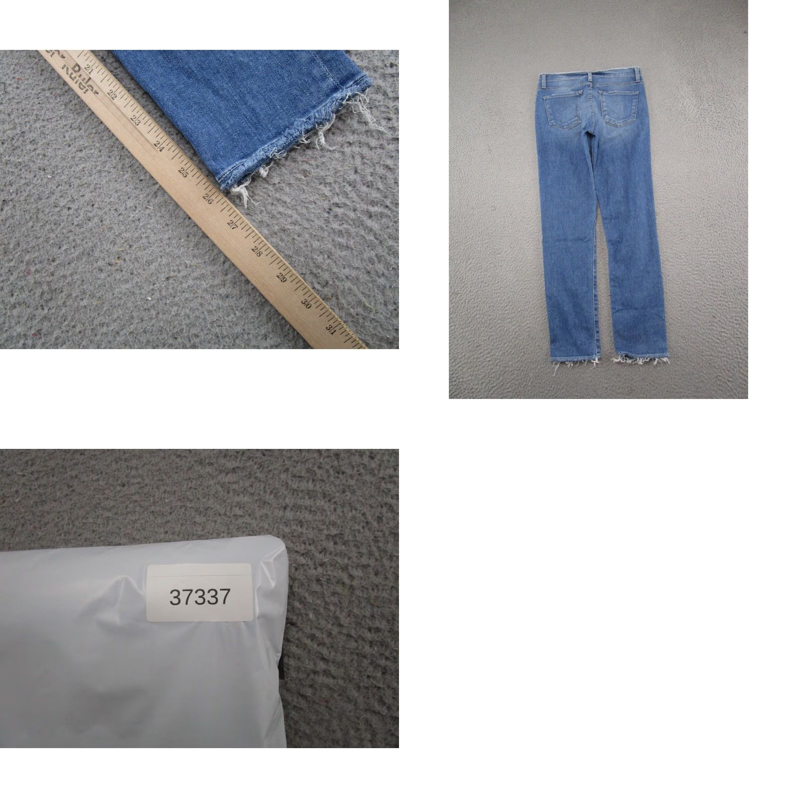 Vintage Flying Monkey Womens Jeans Skinny Denim Stretch Blue Size 27 5-Pocket Design Cotton Blend Size 27" / US 4 / IT 40 - 9 Thumbnail