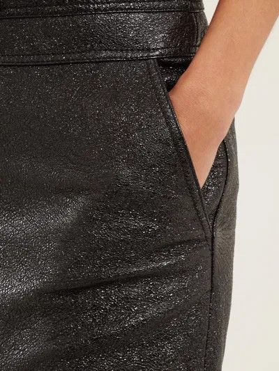 Givenchy o1y0925 Mini Skirt in Black Size 30" / US 8 / IT 44 - 5 Thumbnail