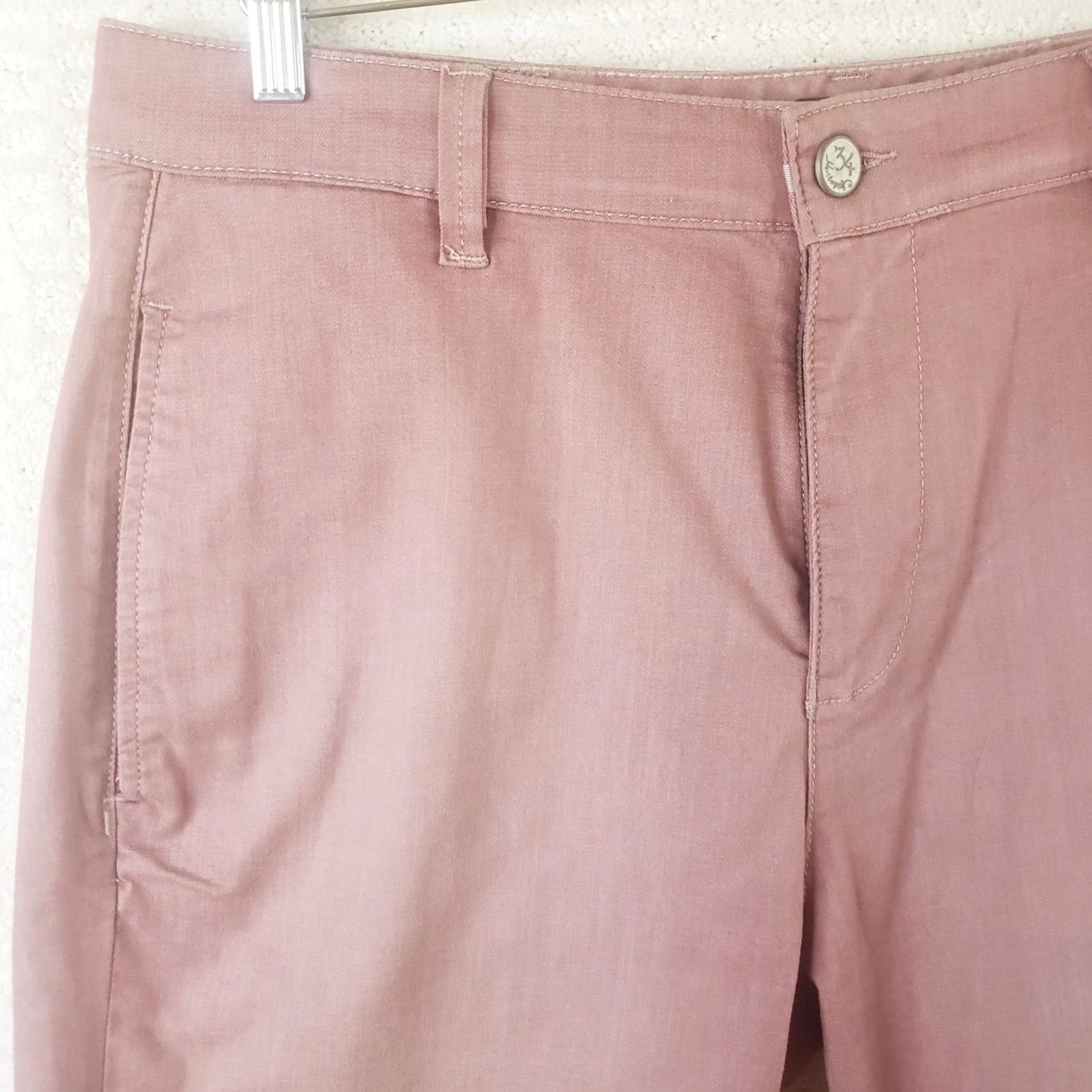 Vintage 34 Heritage Mens Nevada Chino Shorts Red Size 36 Regular Elastic Zip Pocket Embroidered Logo 10in Inseam Casual Preppy Vintage: No Size US 36 / EU 52 - 2 Thumbnail