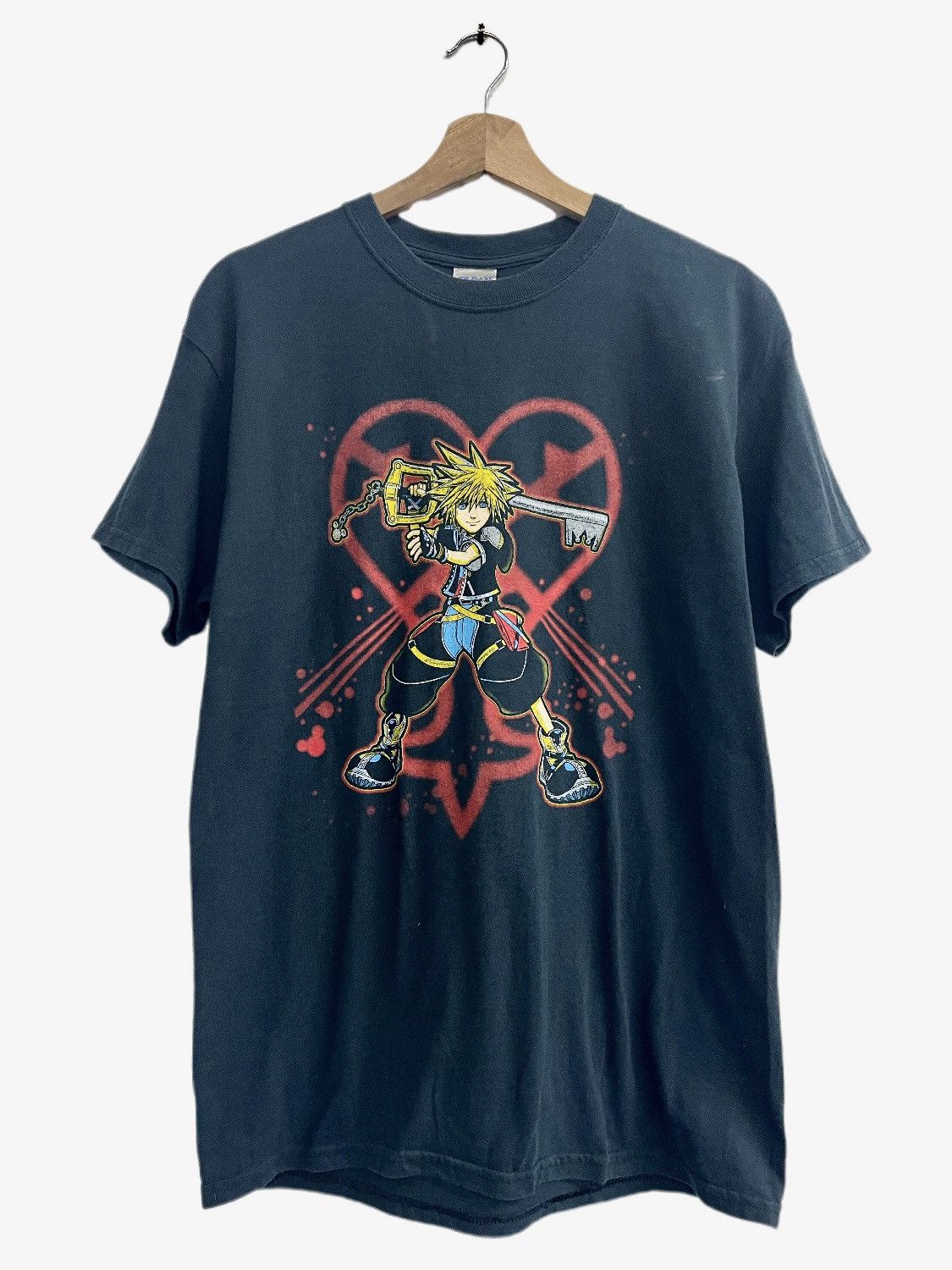 Nintendo × Playstation × Vintage Vintage Y2K Sora Kingdom Hearts Manga Tee Size US M / EU 48-50 / 2 - 1 Thumbnail