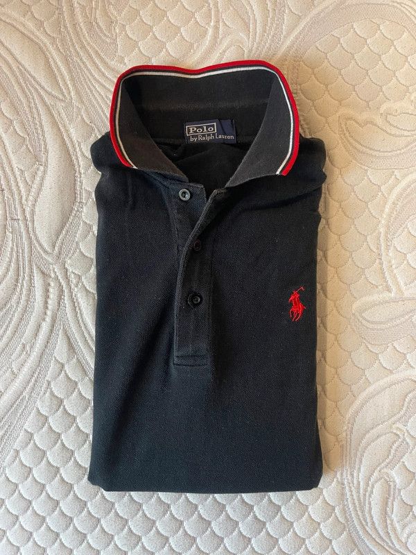 Polo Ralph Lauren Navy blue polo shirt with red details Polo Ralph Lauren Size US M / EU 48-50 / 2 - 1 Thumbnail