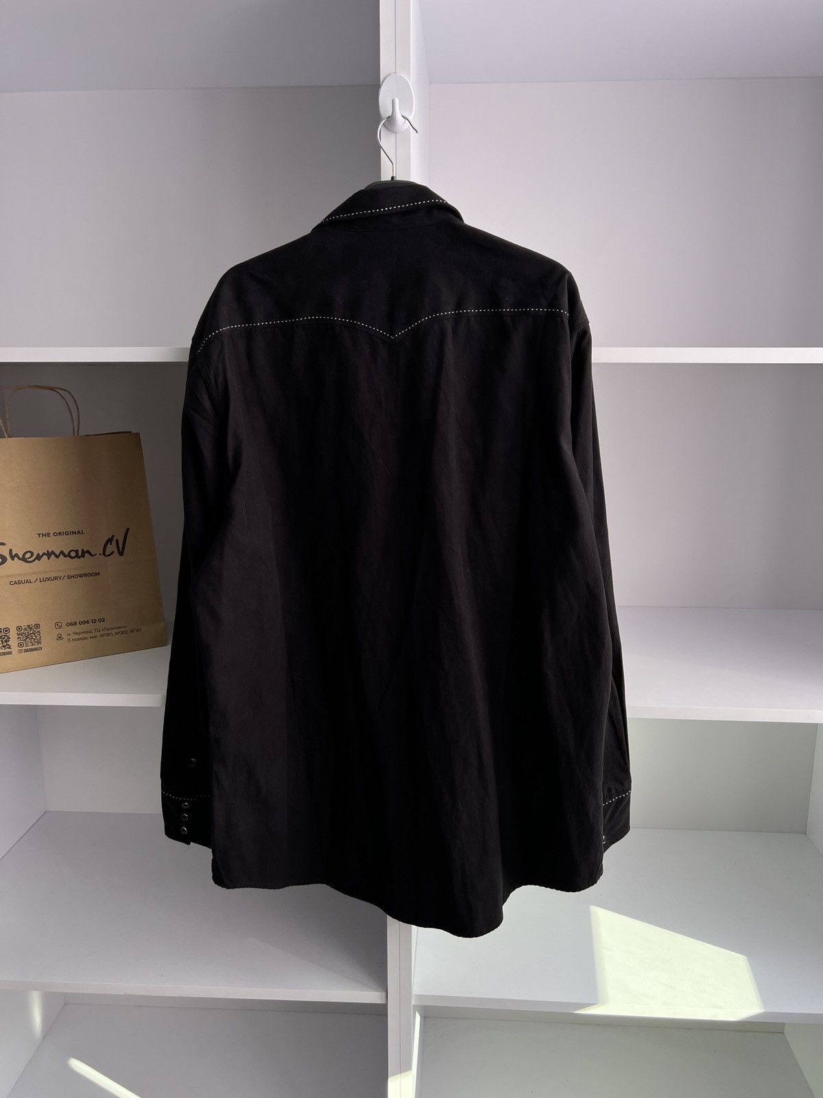 Roper × Vintage Vintage Roper Black Button Up Shirt Size US XXL / EU 58 / 5 - 11 Thumbnail