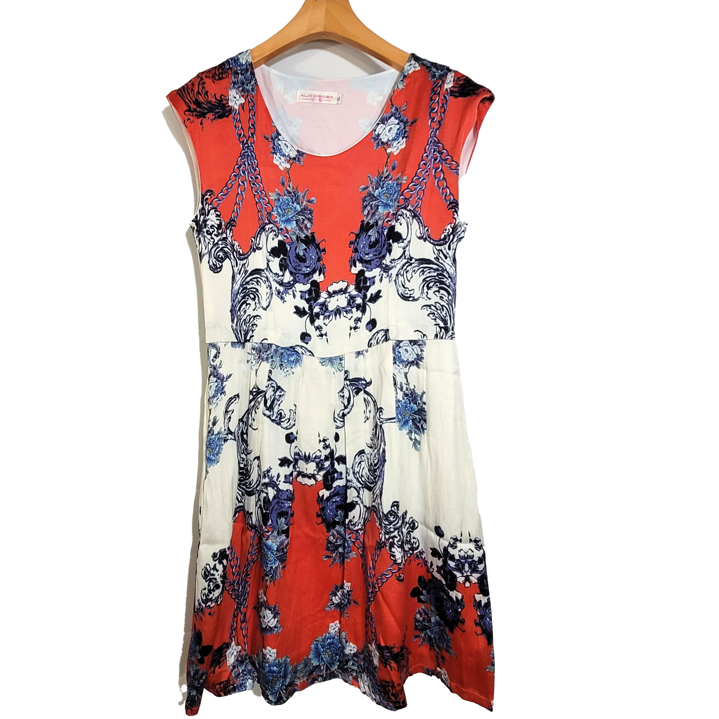 Other Women's Silk Size M Short Sleeve Satin Dress SBK133 Size M / US 6-8 / IT 42-44 - 1 Thumbnail