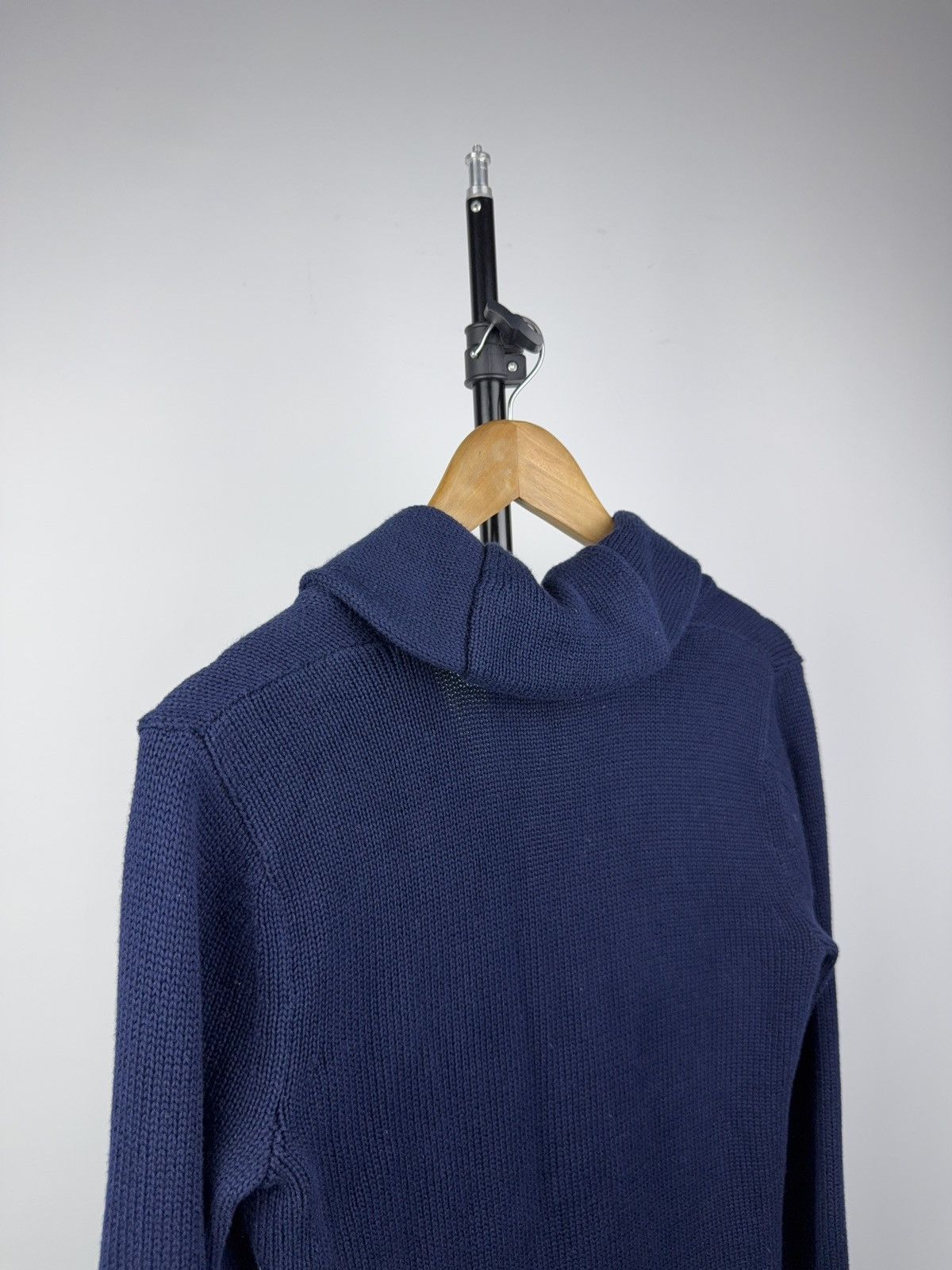 Polo Ralph Lauren 00s Ralph Lauren Jeans Co Crest Shawl Collar Knit Cardigan Size XS / US 0-2 / IT 36-38 - 12 Thumbnail