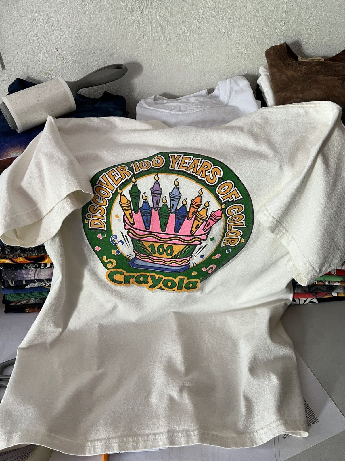 Gildan 2003 Crayola 100th Anniversary Still Rocks Promo Tee Size US M / EU 48-50 / 2 - 5 Thumbnail