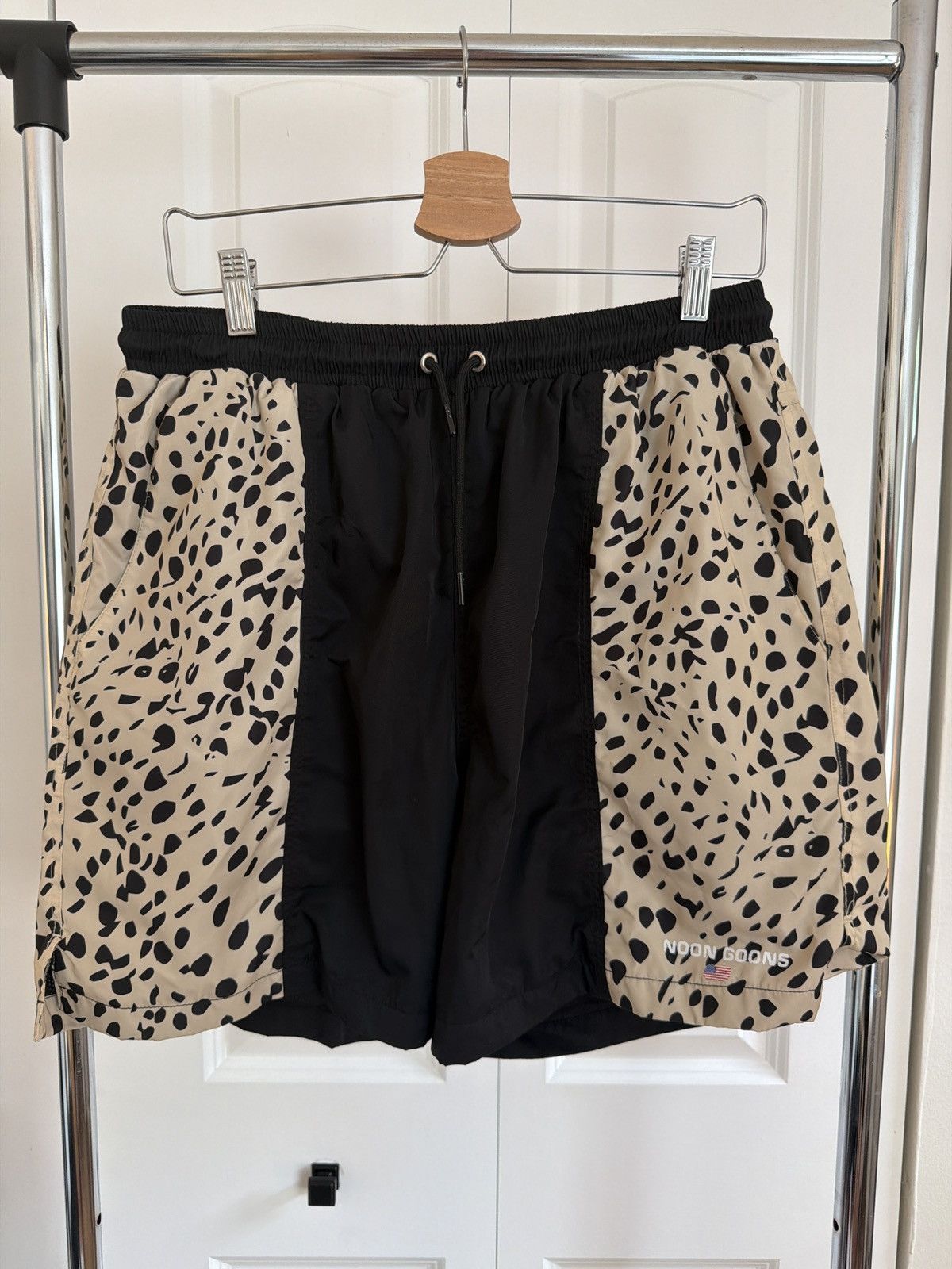 Noon Goons FOAMERS SHORT - LEOPARD/BLACK XL Size US 34 / EU 50 - 1 Thumbnail