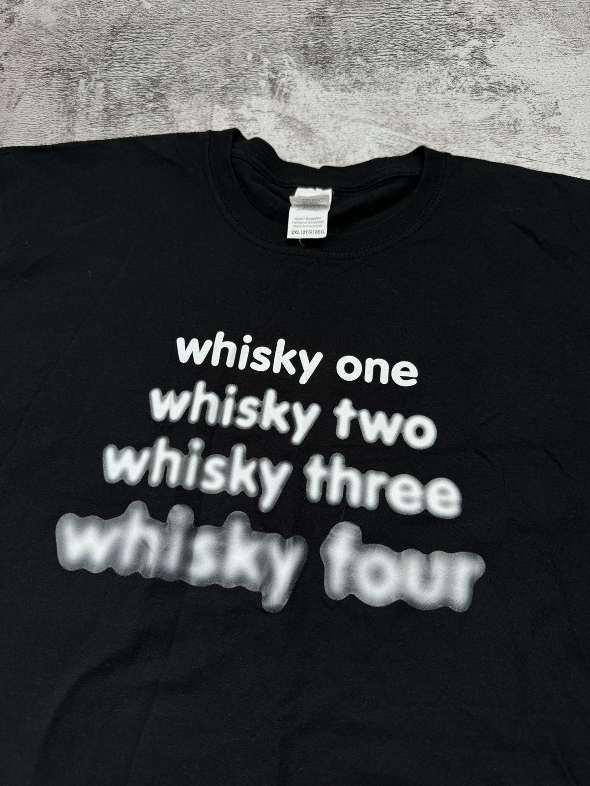 Vintage Vintage Gildan Humor Joke Whisky one whisky two..." T-Shirt Size US XXL / EU 58 / 5 - 4 Thumbnail