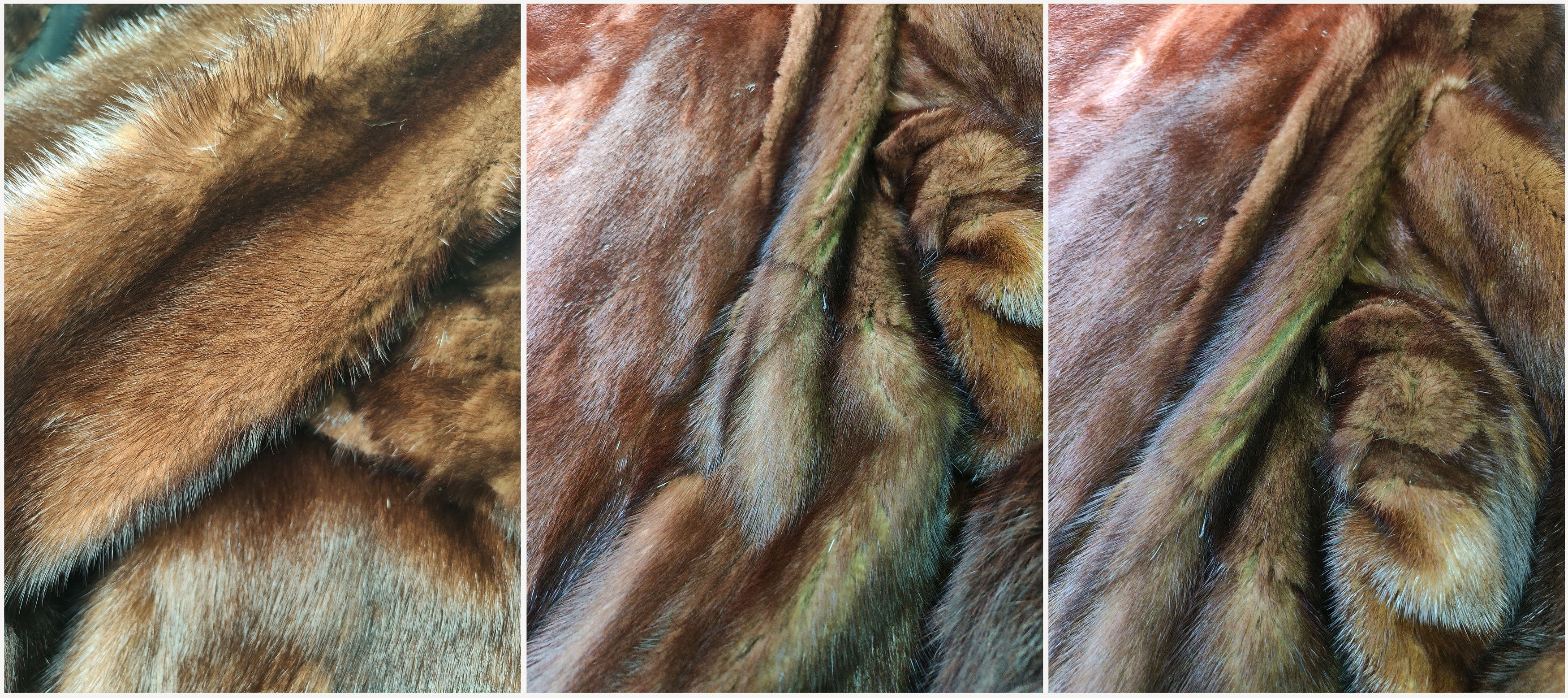 Other MEISTER KLASSE _ FEINE AUSLESE _ LUX _ BROWN _ 100% MINK FUR Size M / US 6-8 / IT 42-44 - 6 Thumbnail