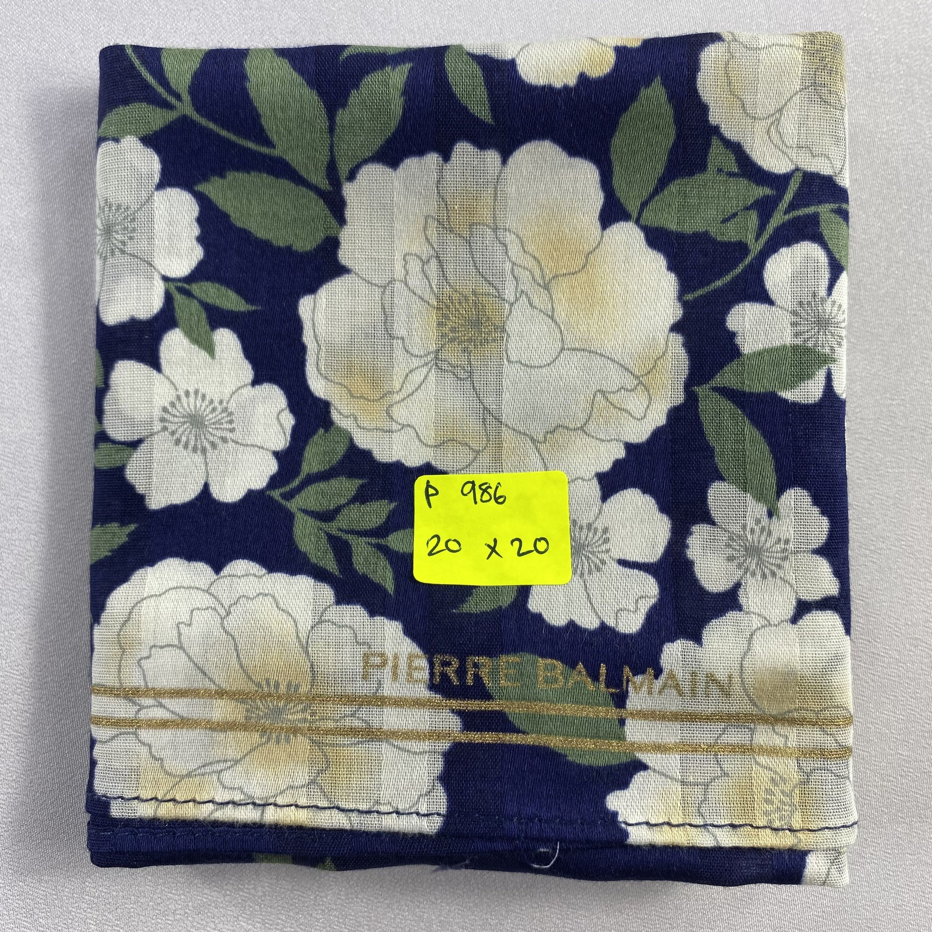 Pierre Balmain × Vintage Pierre Balmain Bandana/ Handkerchief / Neckerchief-P986 Size ONE SIZE - 5 Thumbnail