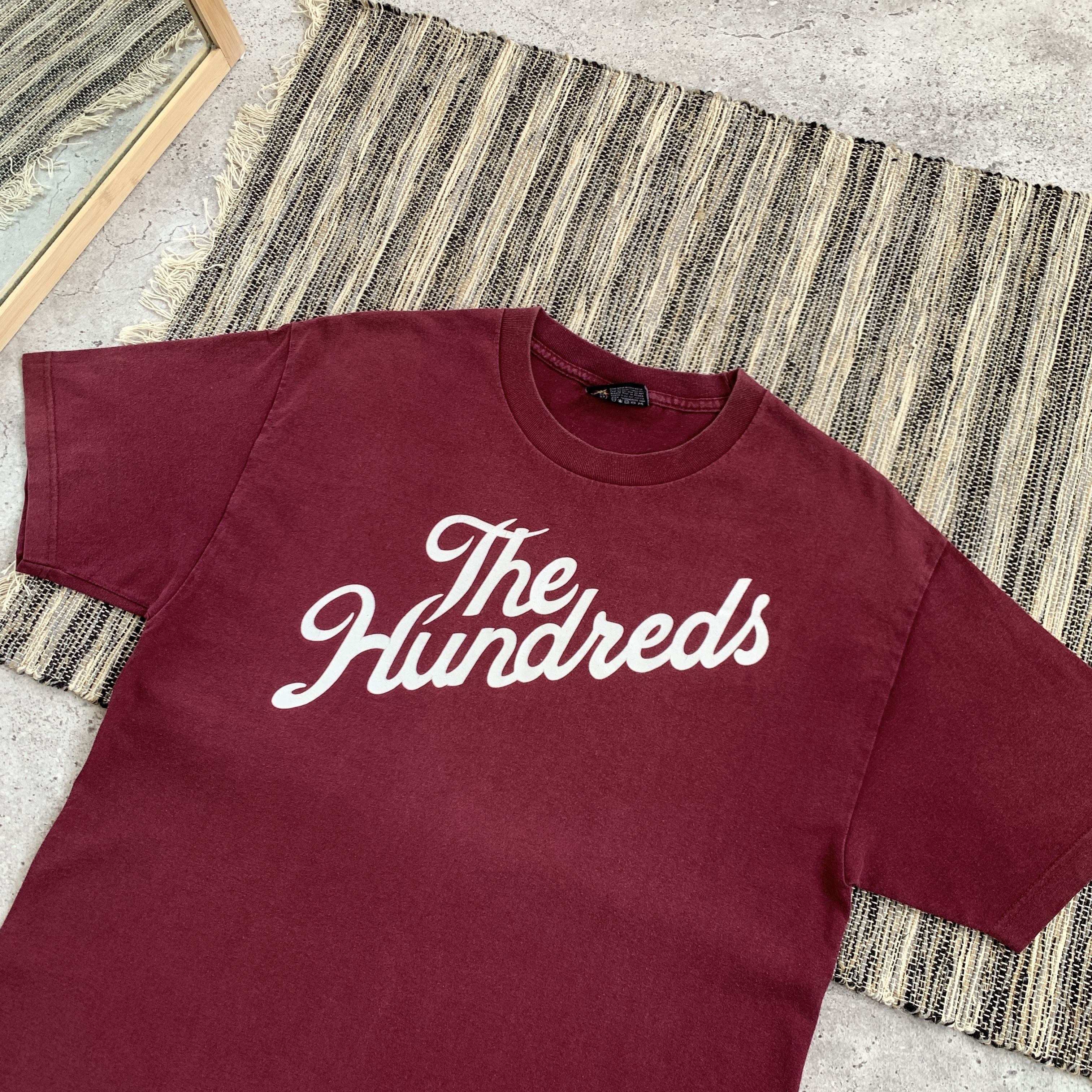 Other Vintage The Hundreds 90s Graphic Burgundy Red Tee Shirt Size US L / EU 52-54 / 3 - 3 Thumbnail