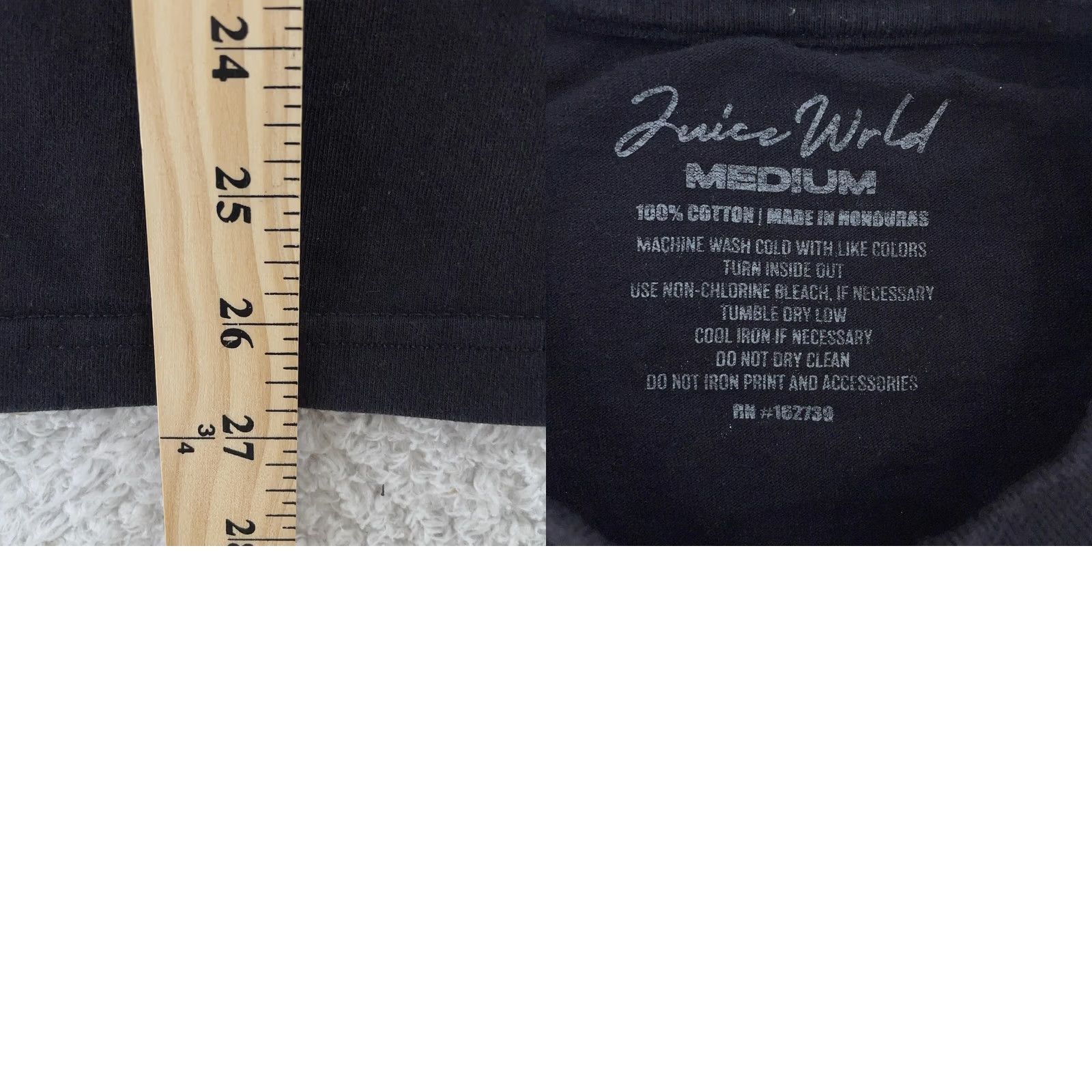 Vintage Juice Wrld Legends Never Die Shirt Mens M Black Graphic Tee Hip Hop Music Crew Neck Short Sleeve Size US M / EU 48-50 / 2 - 8 Thumbnail