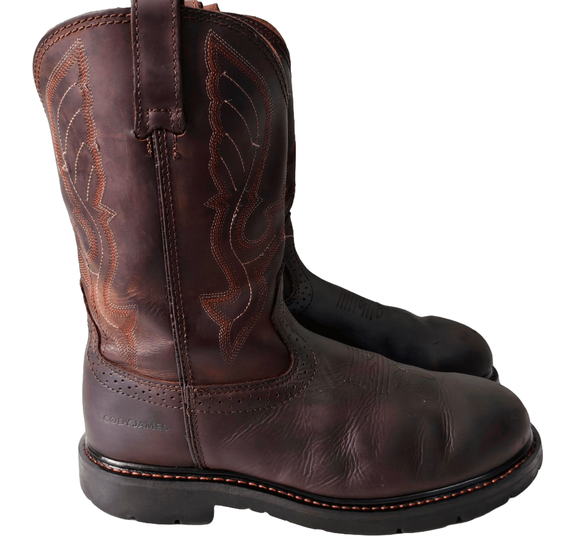 Other Cody James Men's Western Work Boots - Steel Toe Size US 10 / EU 43 - 2 Thumbnail