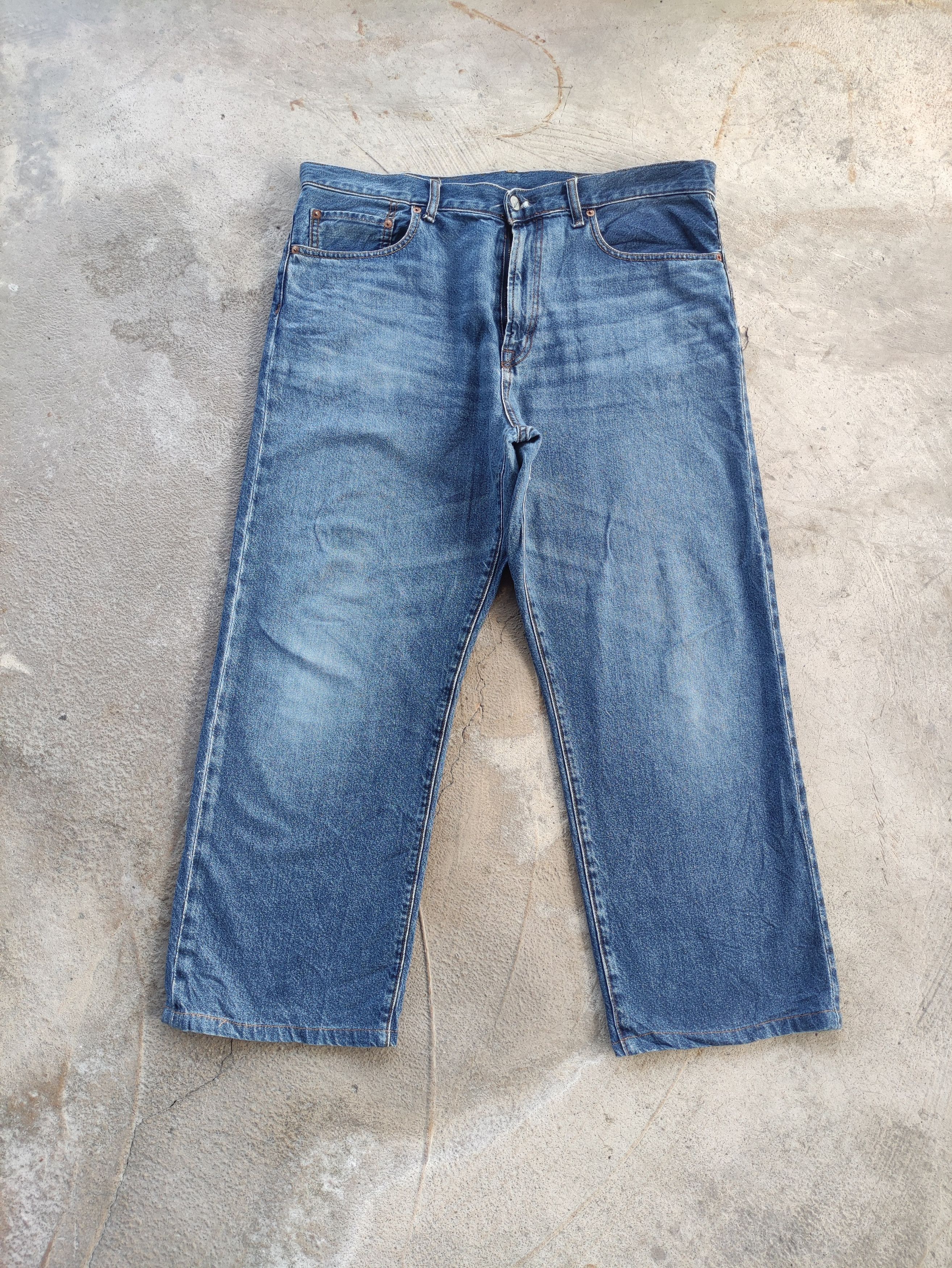 GU Vintage GU Baggy Jean Faded Denim Pants Size US 40 / EU 56 - 1 Thumbnail