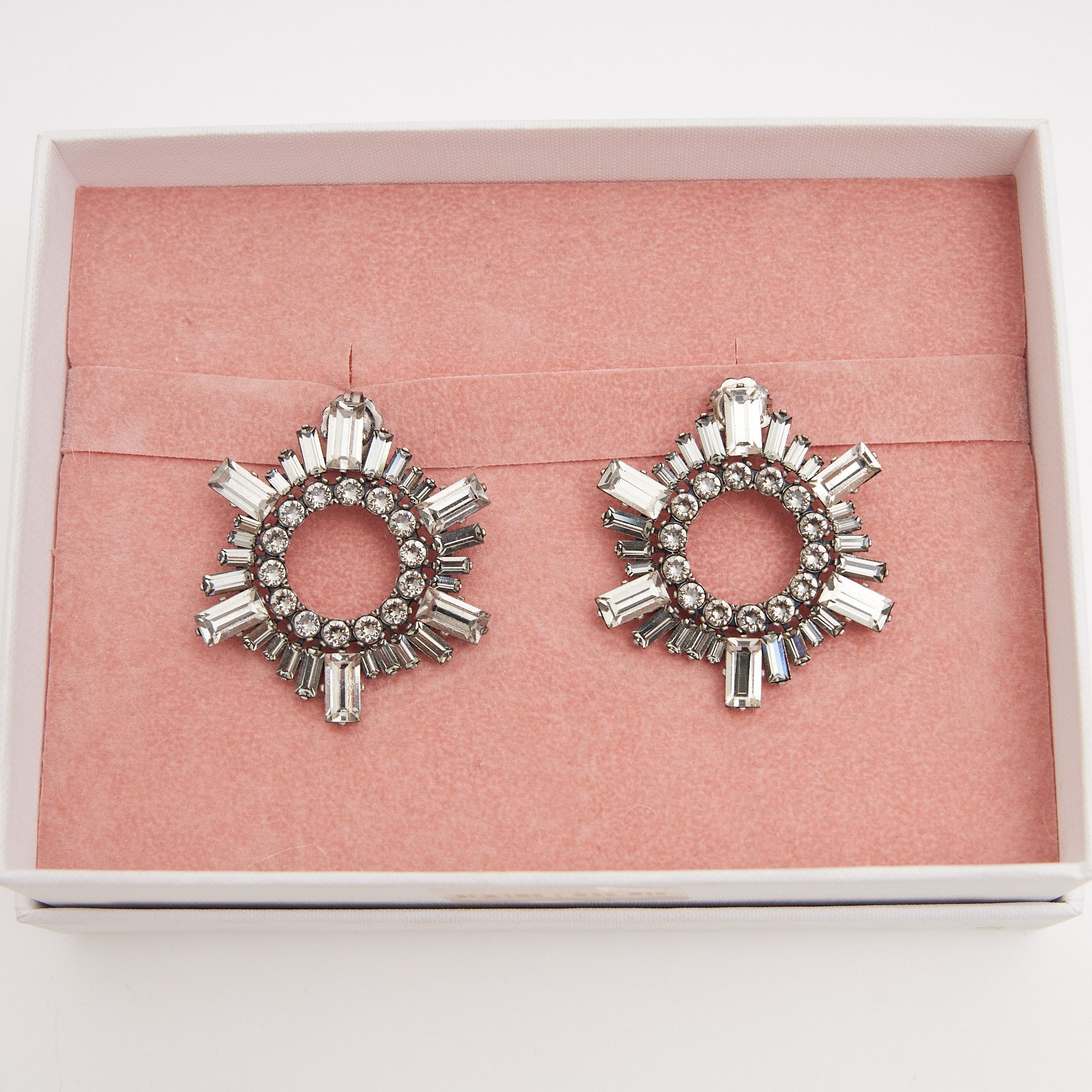 Amina Muaddi AMINA MUADDI Mini Begum Earrings Crystals