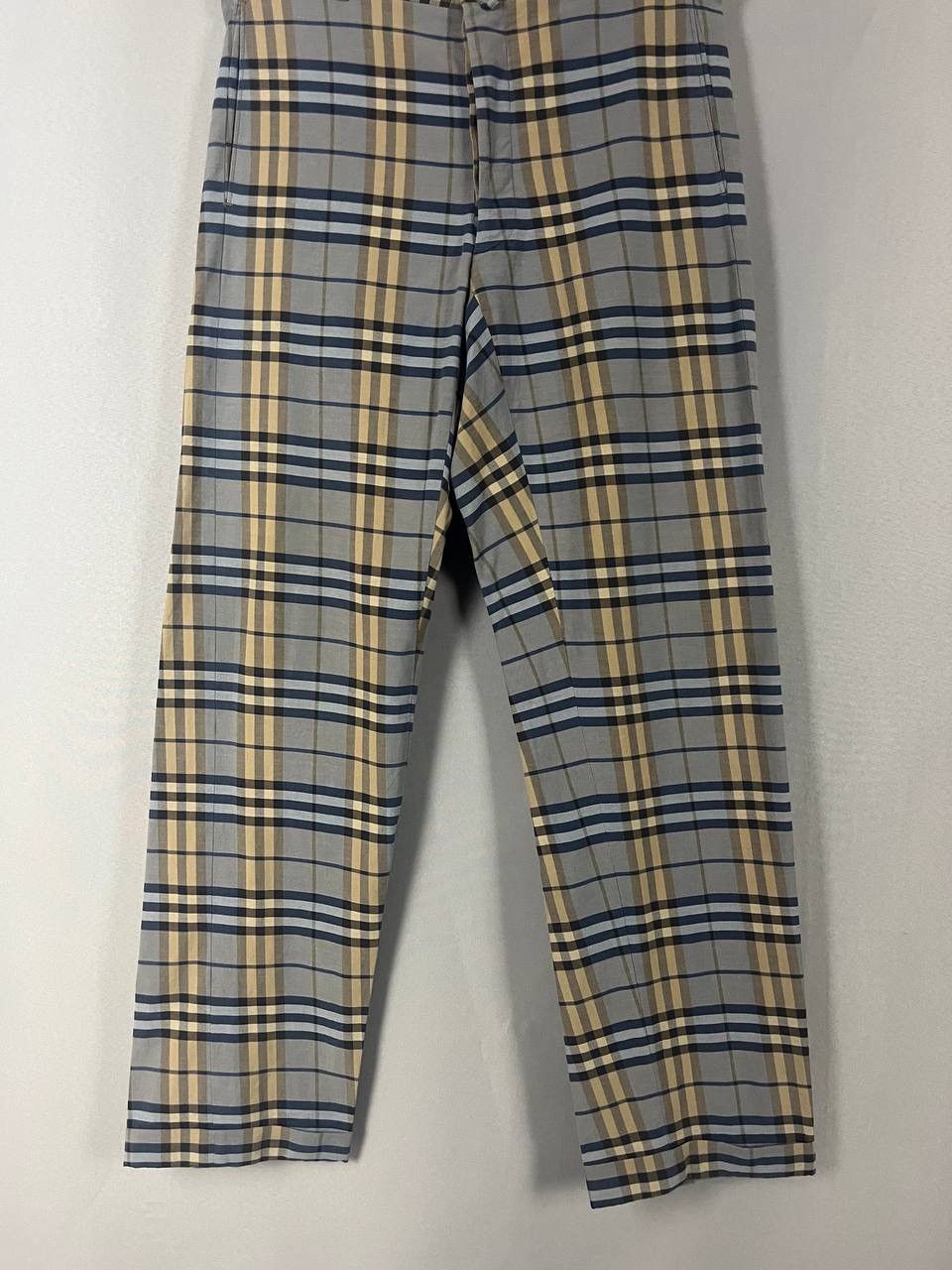 Burberry Burberry Nova Check Pants Blue Classic Size US 34 / EU 50 - 5 Thumbnail