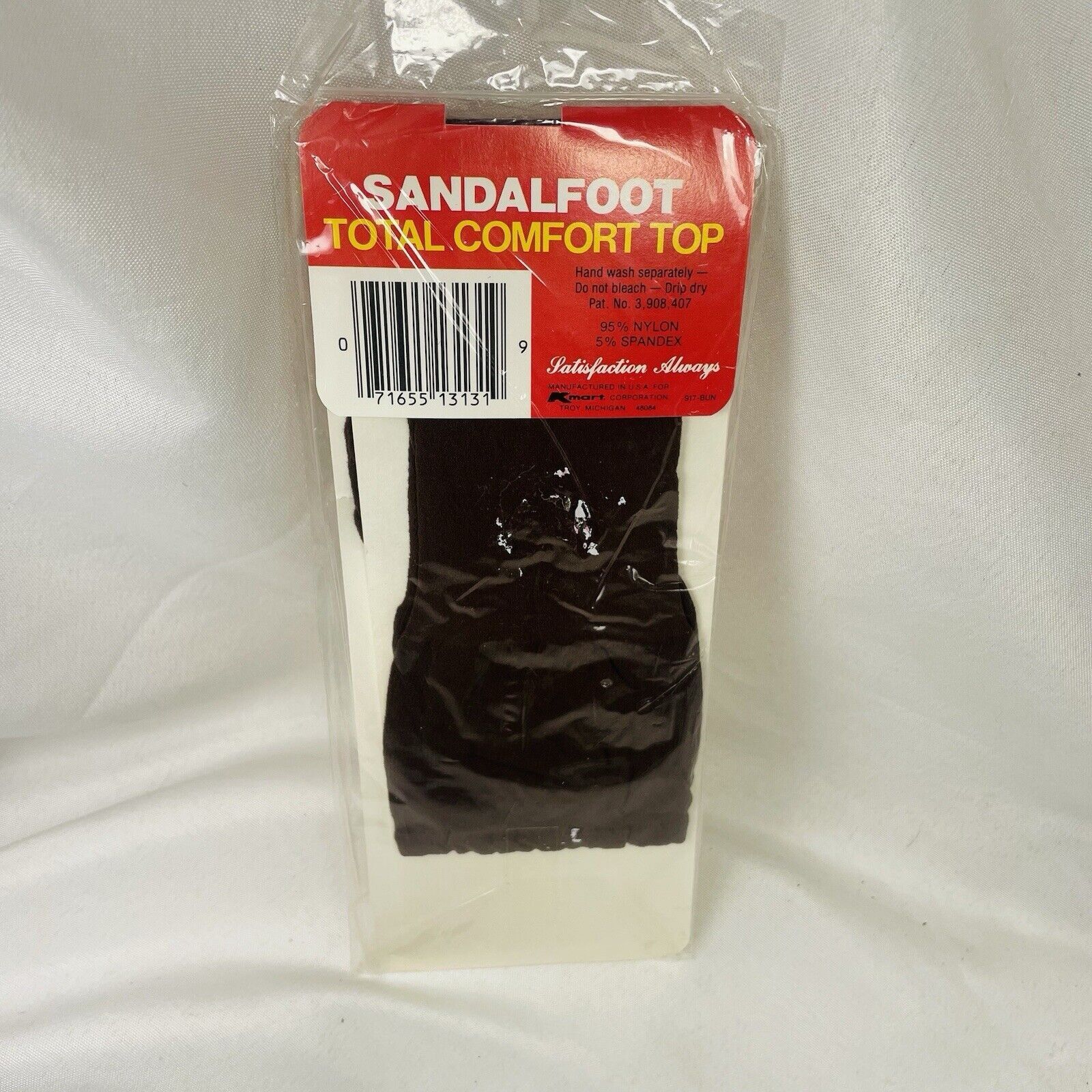 Vintage Total Comfort Sandal Foot Brown Mist Knee Hi High Pantyhose Size ONE SIZE - 2 Thumbnail