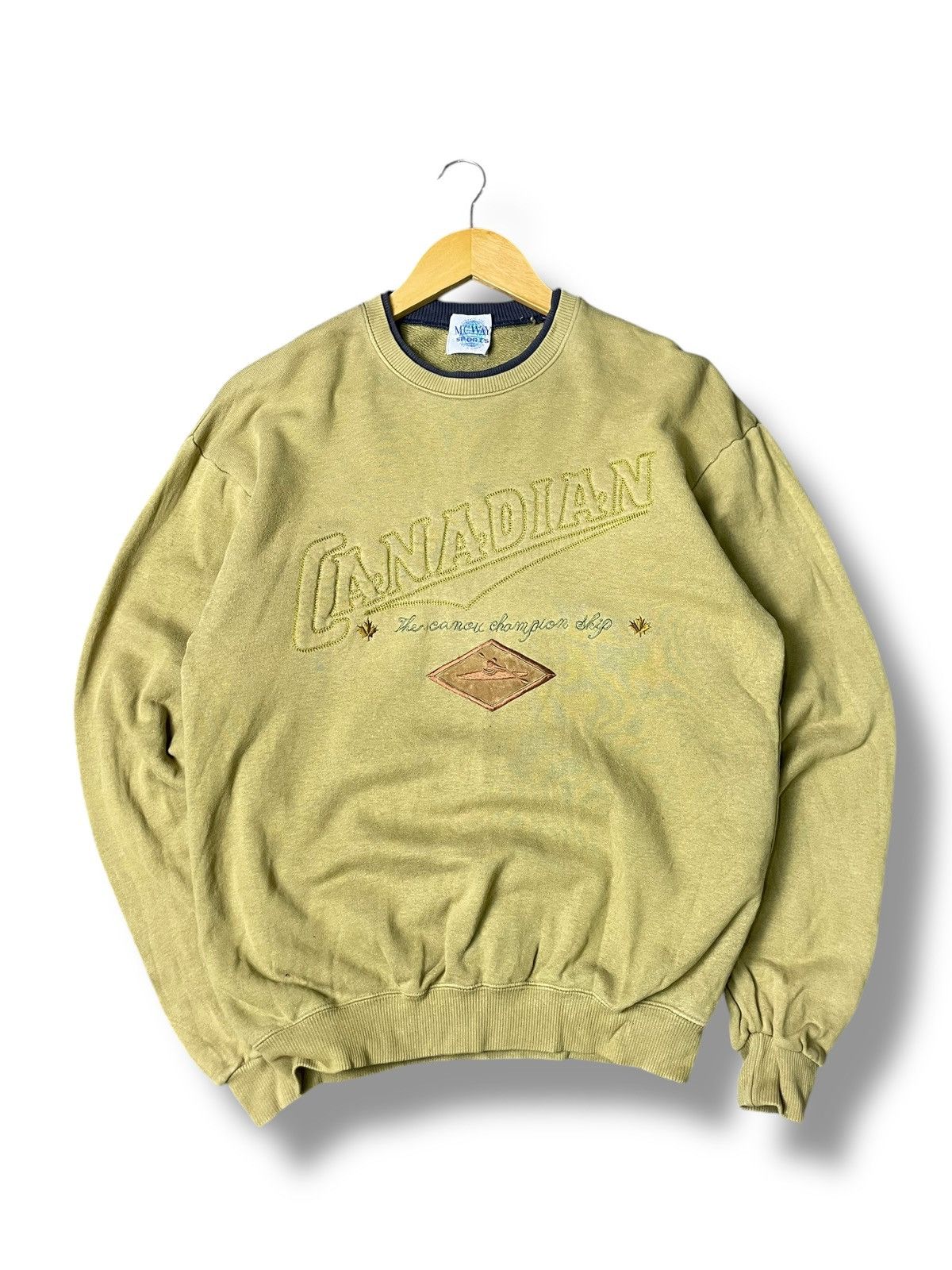Japanese Brand × Vintage Vintage McWay Sports Canadian Sweatshirt (80) Size US XXS / EU 40 - 1 Thumbnail