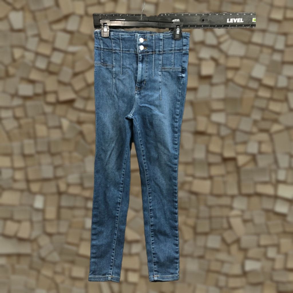 Vintage We The Free High Rise Skinny Jeans Womens Medium Blue Size 29 Size 29" - 1 Thumbnail